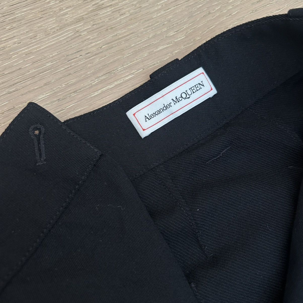 Alexander McQueen Alexander McQueen Flap Pocket Cotton Trousers Size 46R - 6 Thumbnail