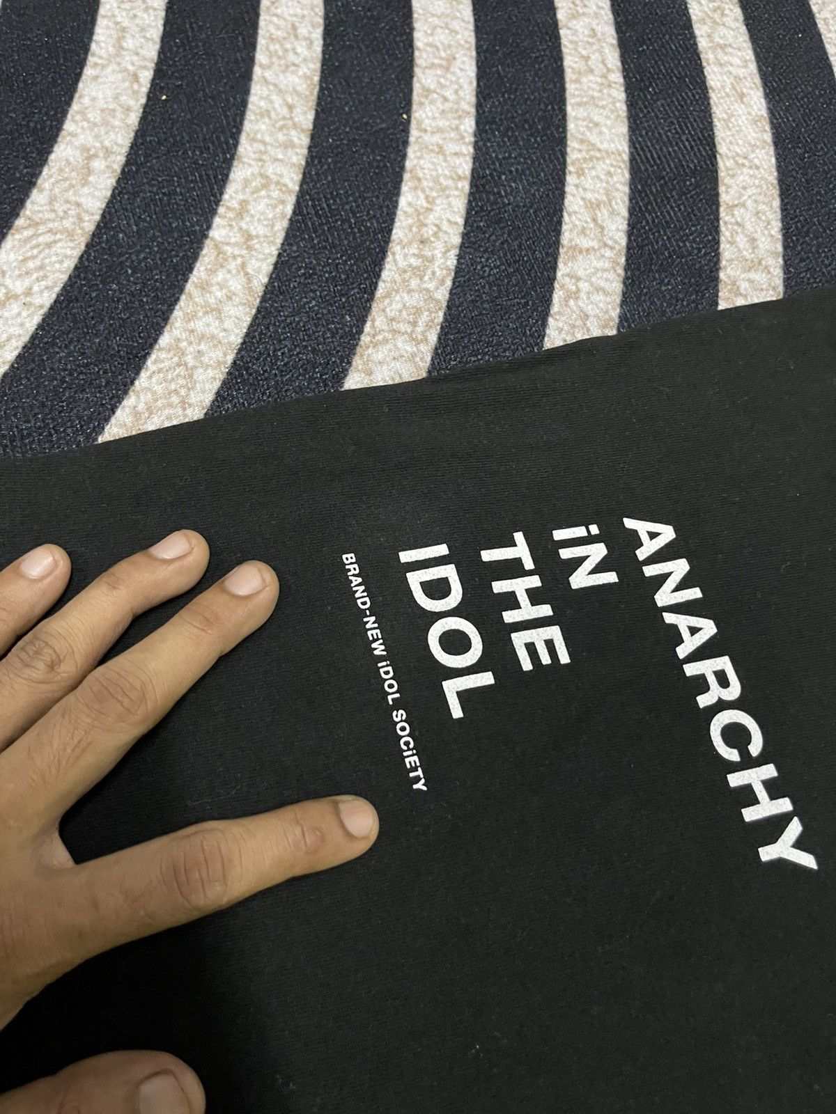 Japanese Brand 2000s JUNNOSUKE WATANABE ANARCHY TEES RARE DESIGN Size US L / EU 52-54 / 3 - 4 Thumbnail