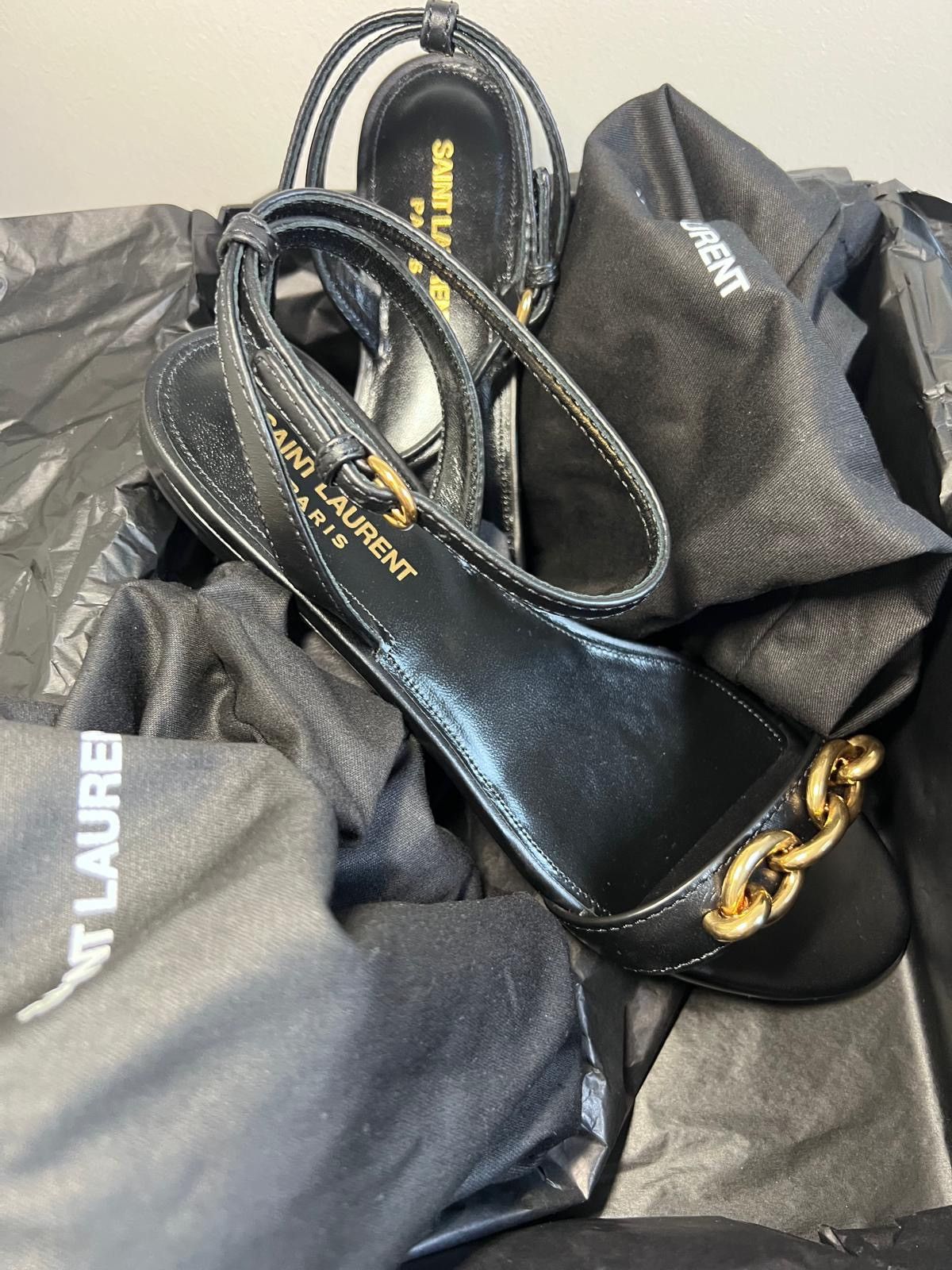 Saint Laurent Paris New Saint Laurent Maillon women flat sandals IT 38/US 8/UK 5 Size US 8 / IT 38 - 8 Thumbnail