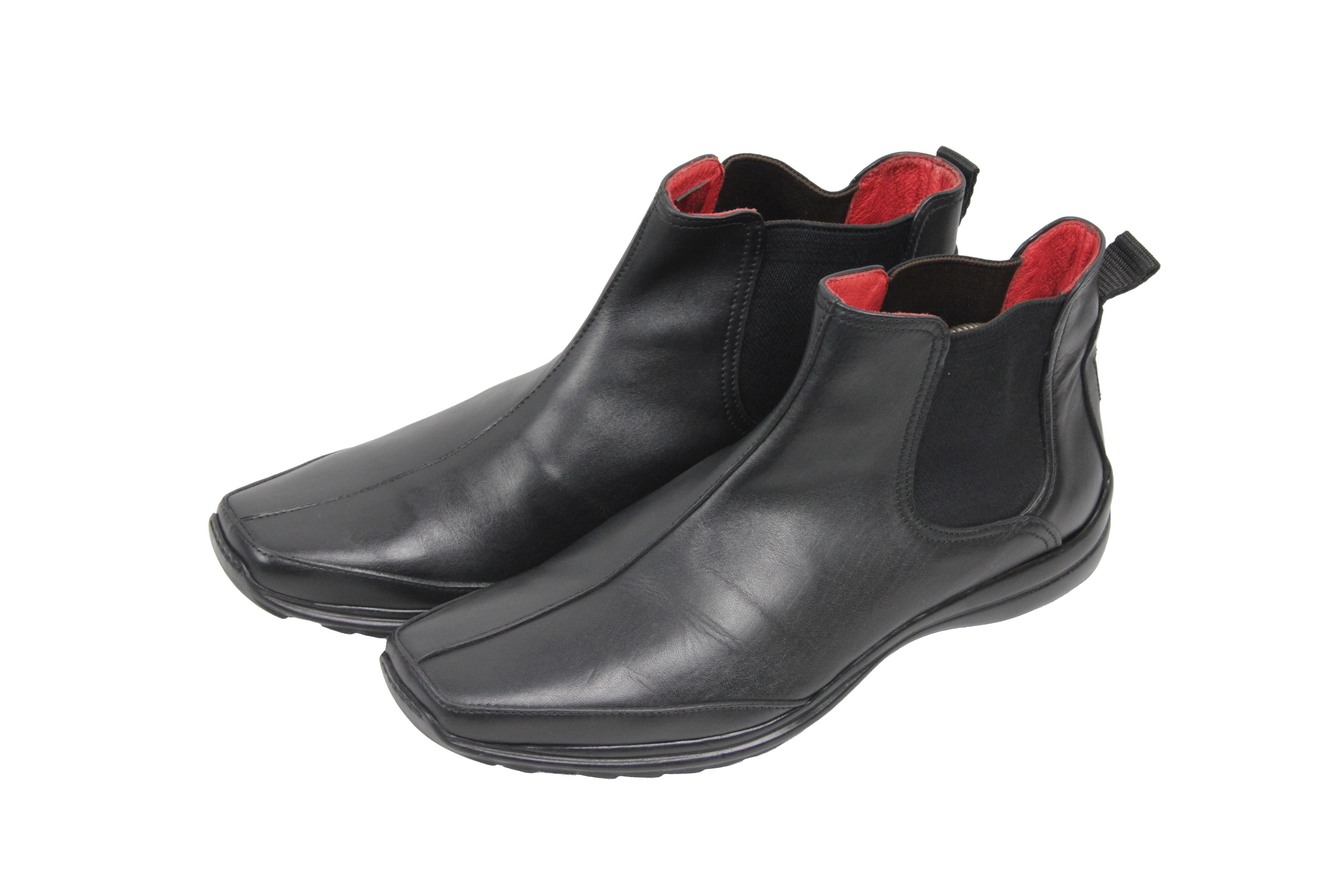 Patrick Cox Square Toe Chelsea Leather Boots Size US 8 / EU 41 - 3 Thumbnail