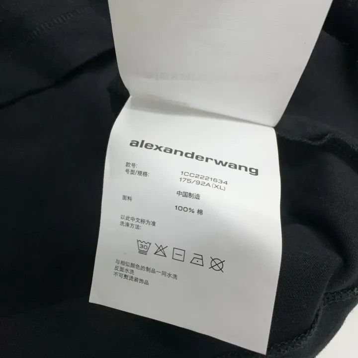 Alexander Wang Alexander Wang Logo Print Crew Neck T-Shirt - Size XL / US 12-14 / IT 48-50 - 7 Thumbnail