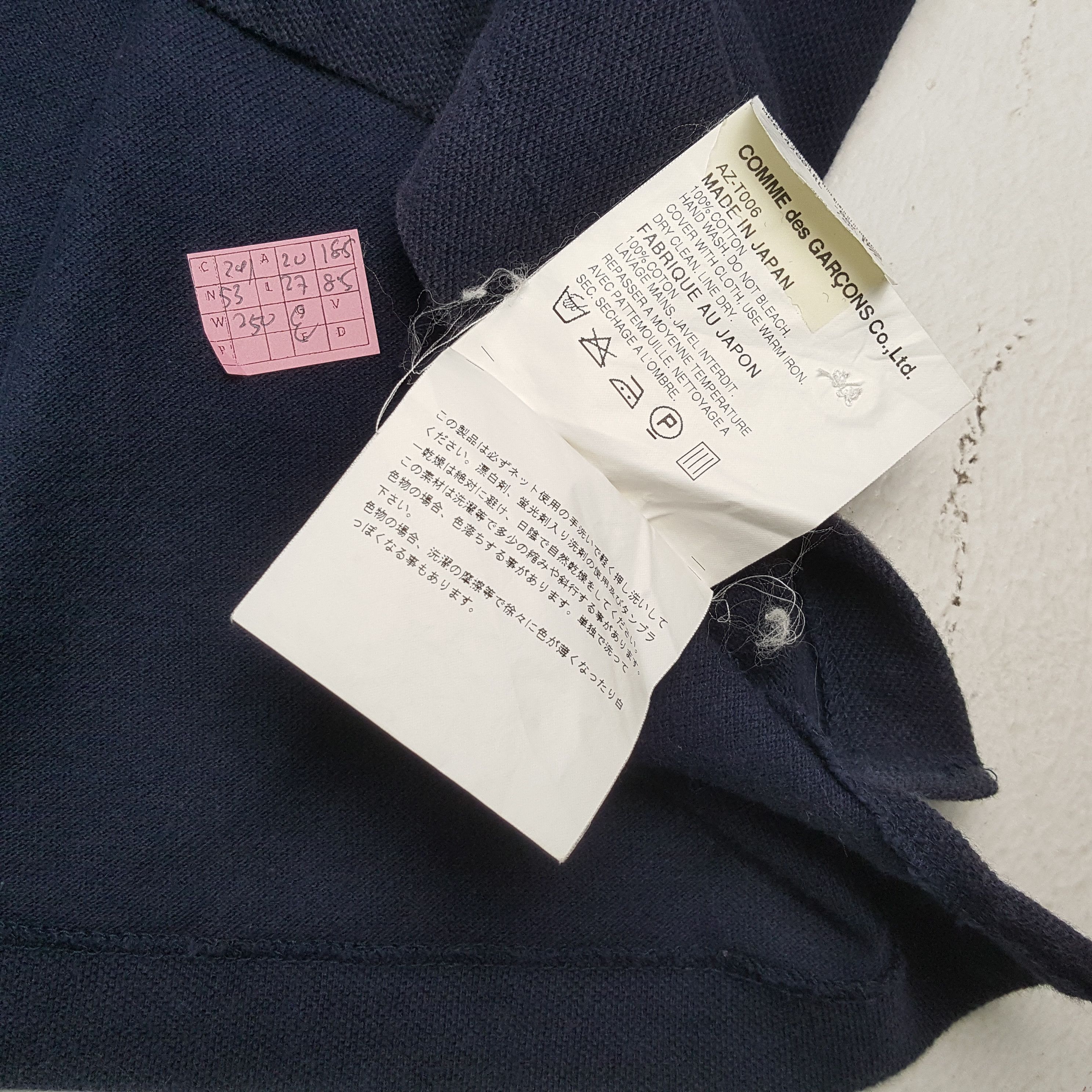 Comme des Garcons PLAY × Japanese Brand × Vintage COMME DES GARCONS PLAY Small Logo Design Polos Size US L / EU 52-54 / 3 - 4 Thumbnail