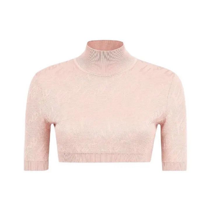 Fendi Fendi Short Sleeve Turtleneck Knit Top 0079 Size US M / EU 48-50 / 2 - 1 Thumbnail