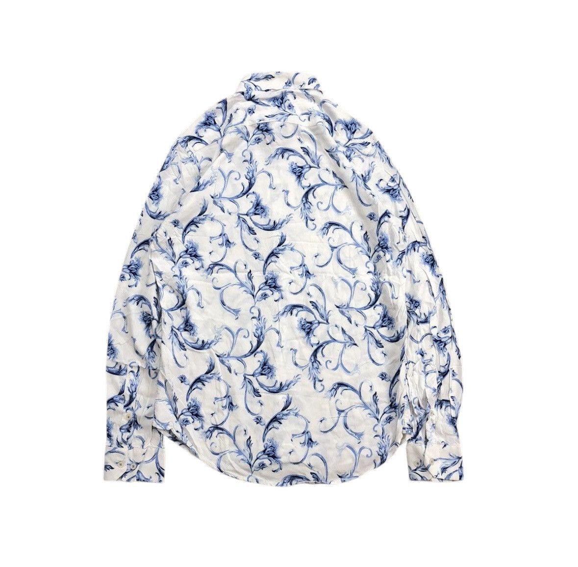 Versace 2000s Archives Versace Floral Shirt Size US M / EU 48-50 / 2 - 3 Thumbnail