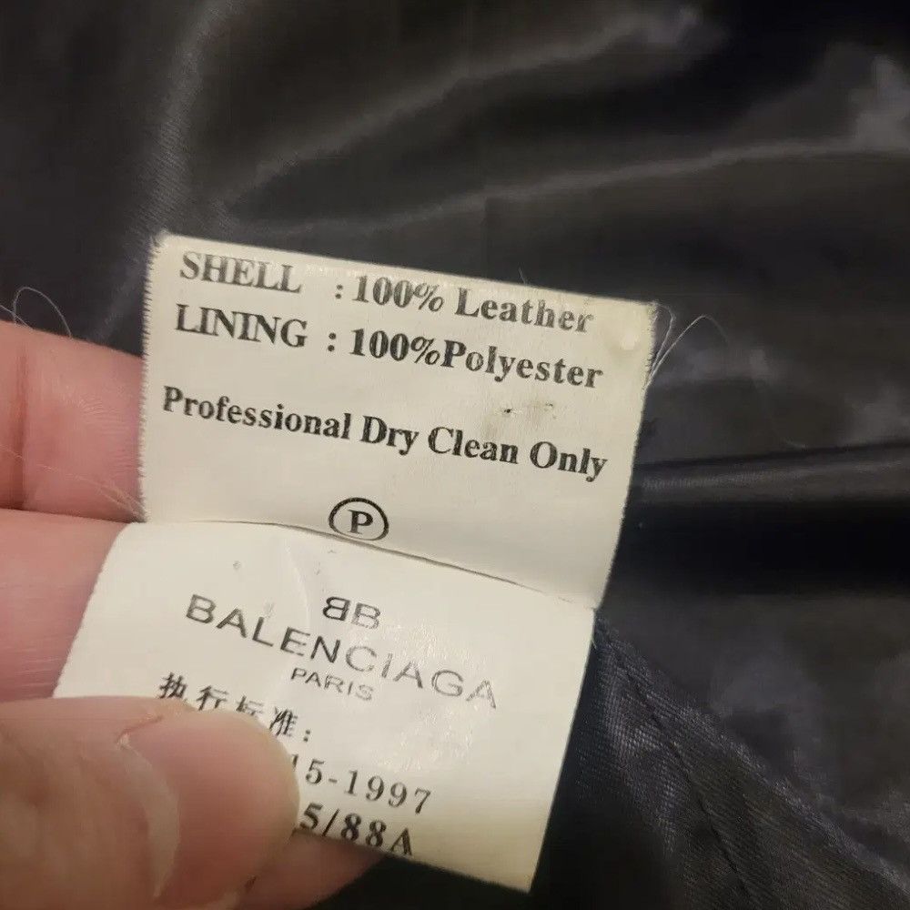 Balenciaga Balenciaga Leather Jacket/Coat Size US XL / EU 56 / 4 - 11 Thumbnail