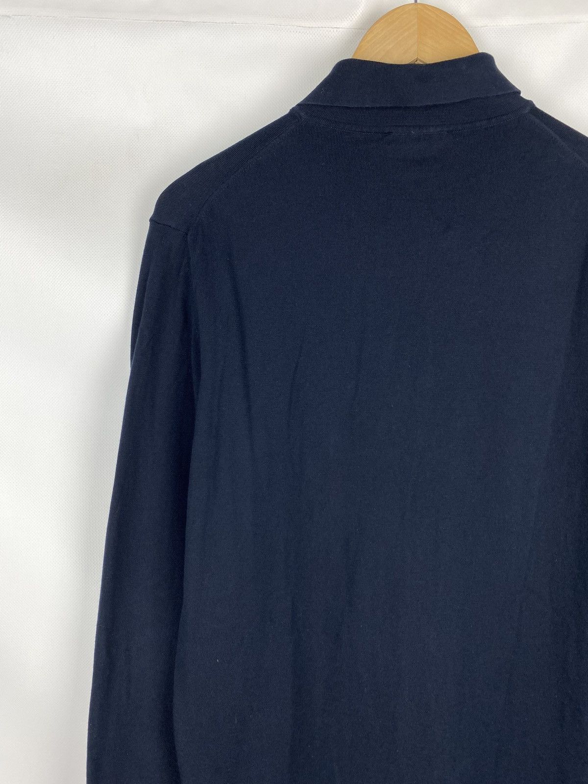 Boggi Boggi Milano men’s long sleeve button up shirt knitwear Size US L / EU 52-54 / 3 - 18 Thumbnail