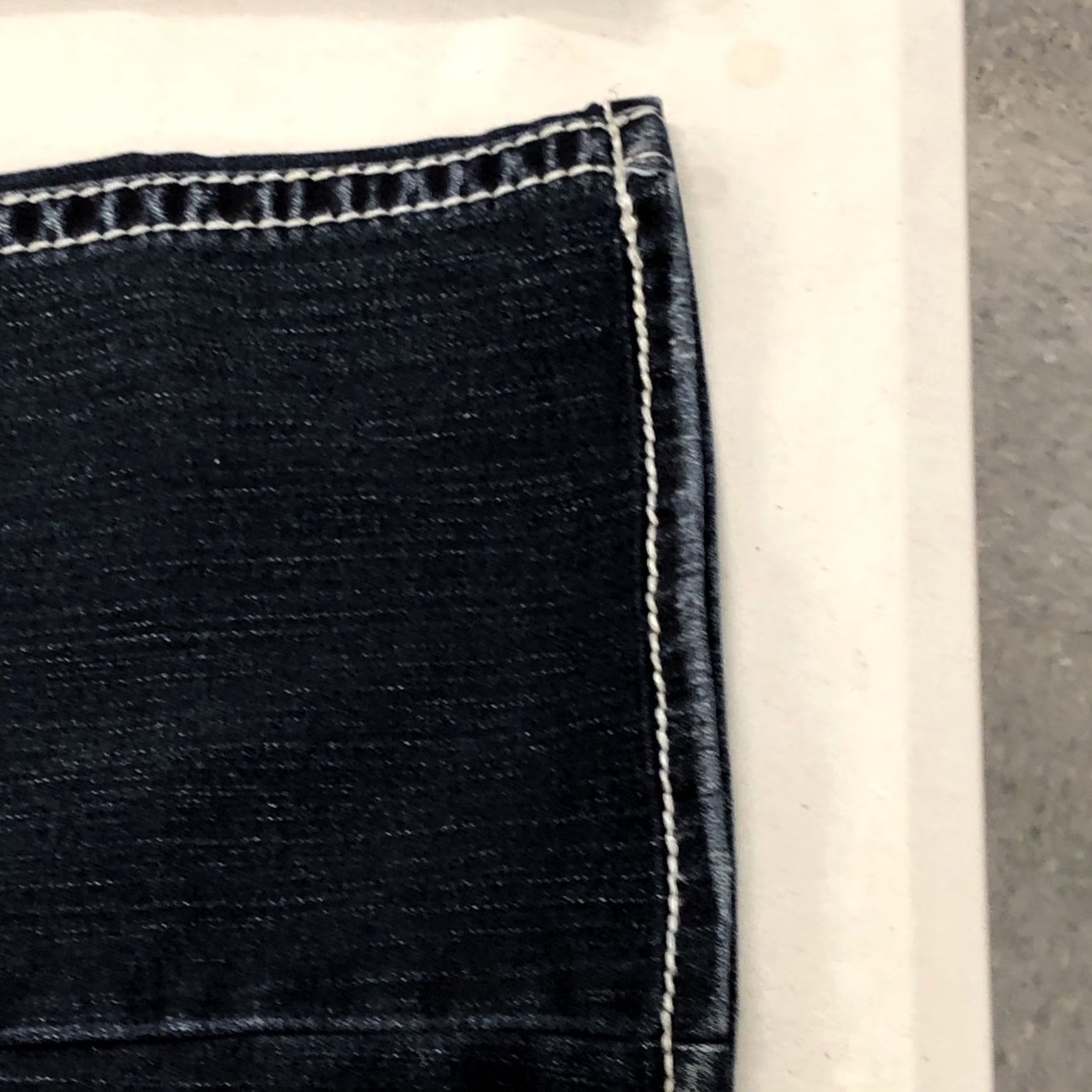 Silver Jeans Co. Silver Jeans Aiko Bootcut Jeans Womens 32x28 Denim Dark Stretch 5-Pocket Button Zip Haw 90s Cowboy Hipster Logo Modern Size 24" / US 00 / IT 34 - 6 Thumbnail