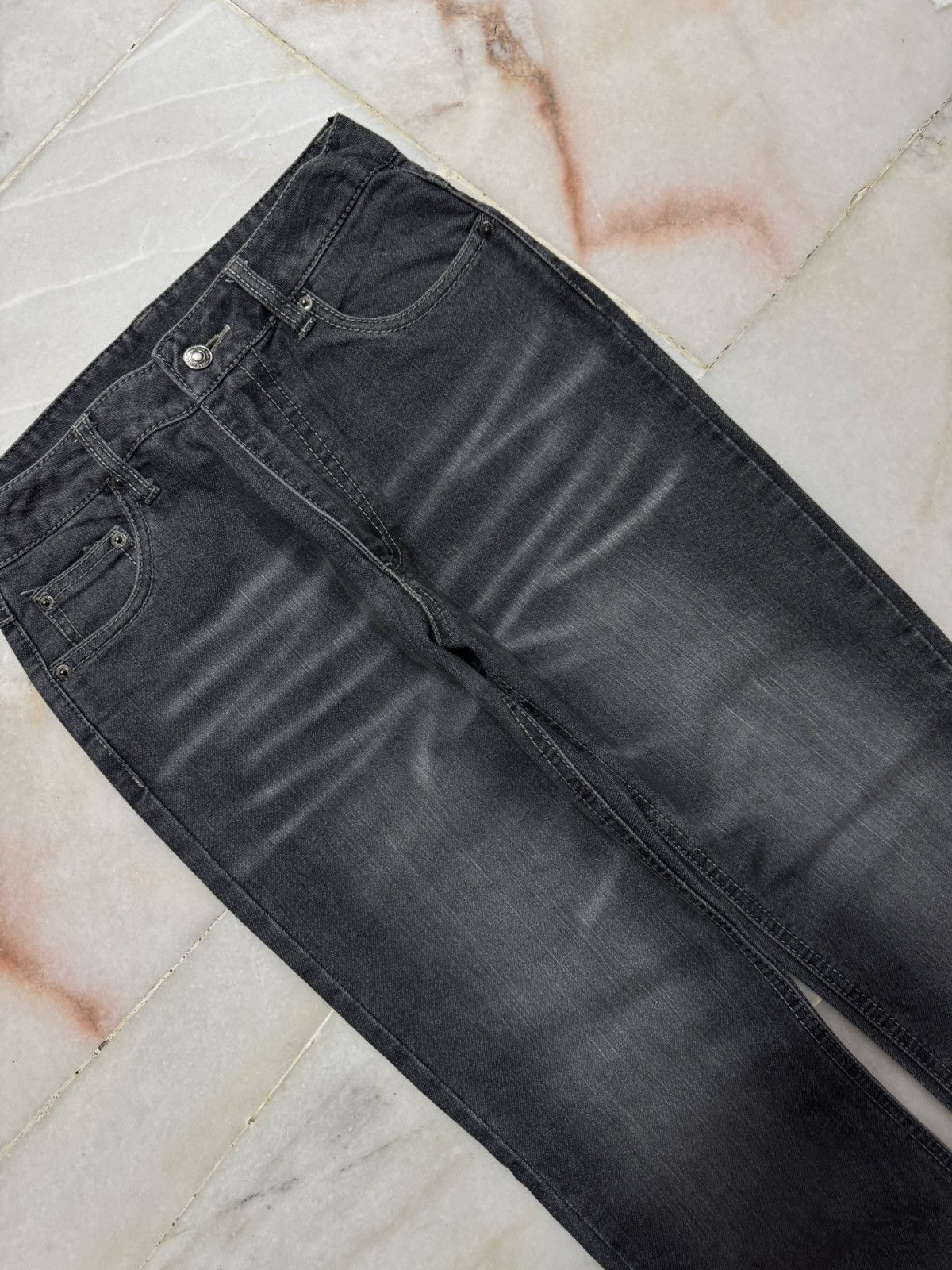 Japanese Brand 💥INSANE💥VINTAGE JAPANESE MUDWASHED WHISKER STYLE JEANS Size US 26 / EU 42 - 6 Thumbnail