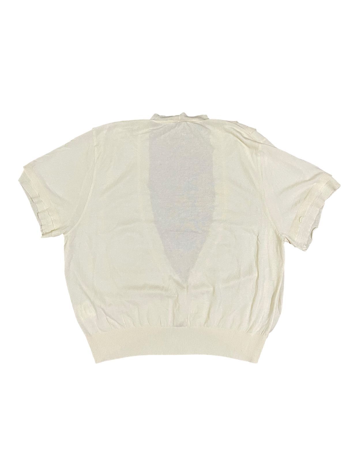 Valentino Valentino Cream Ruffles Crop Cardigan Size M / US 6-8 / IT 42-44 - 2 Thumbnail