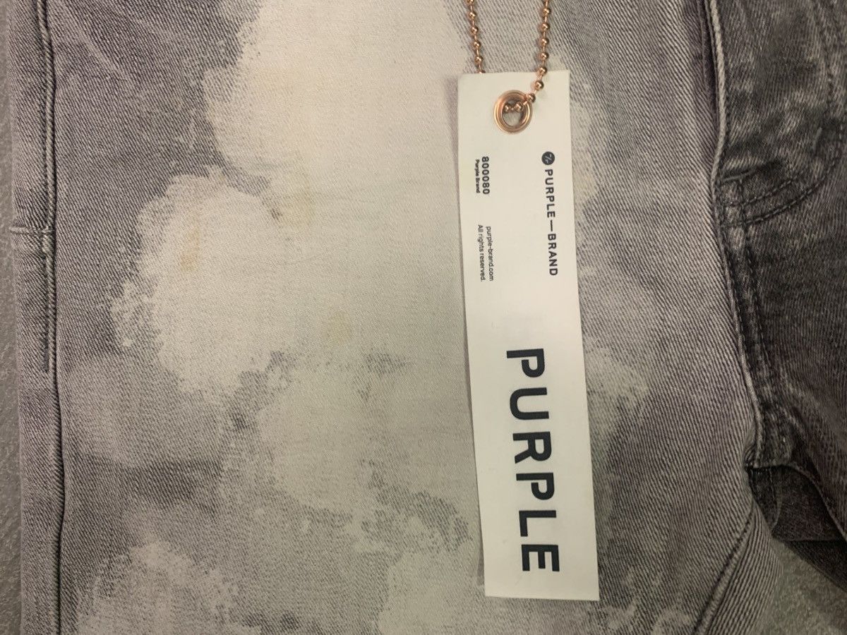 Purple Brand Purple Brand two toned grey black denim jeans Size US 34 / EU 50 - 4 Thumbnail