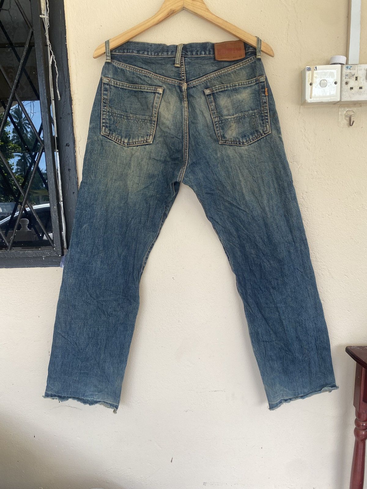 Edwin Edwin 505xx Selvedge Distressed Denim Size US 30 / EU 46 - 2 Thumbnail