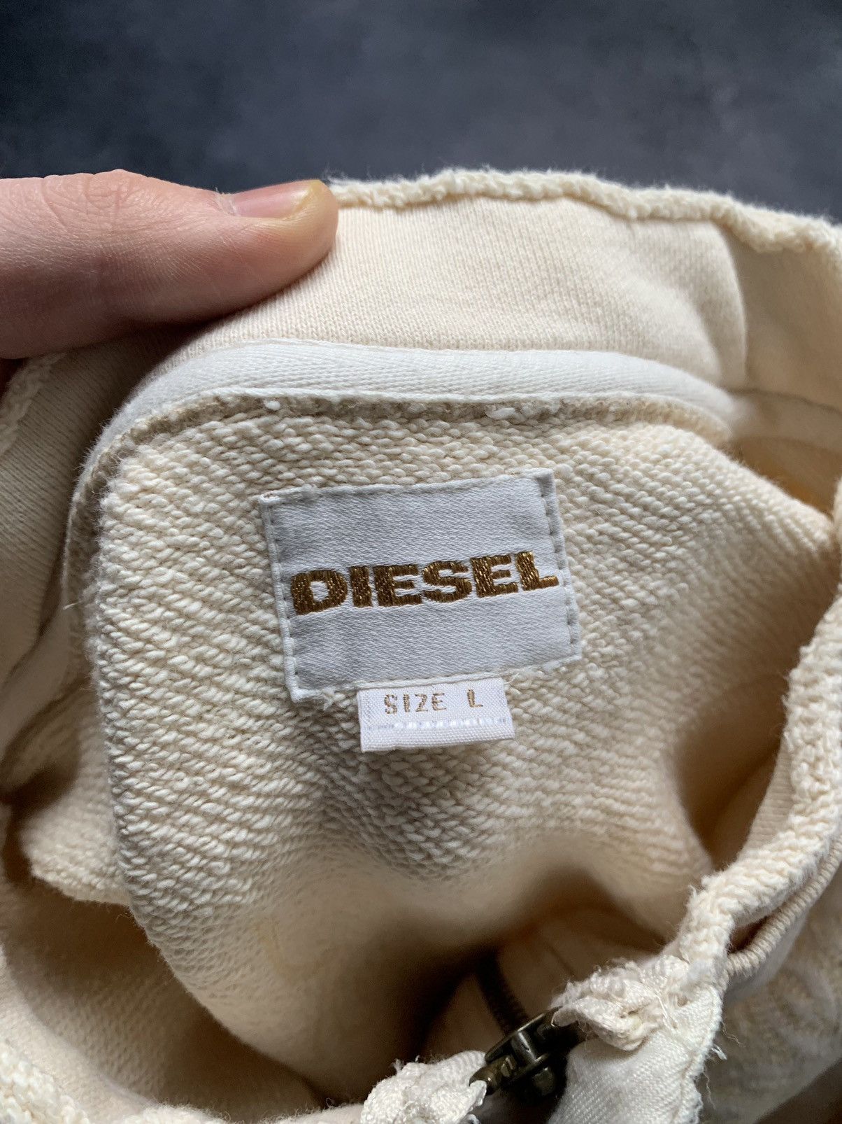 Diesel Diesel vintage zip up sweatshirt y2k Size US L / EU 52-54 / 3 - 9 Thumbnail