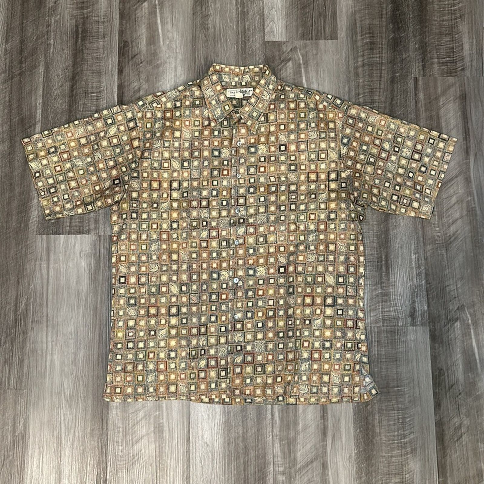 Tori Richard Tori Richard Hawaiian Autumn Cotton Lawn - Large Size US L / EU 52-54 / 3 - 2 Thumbnail