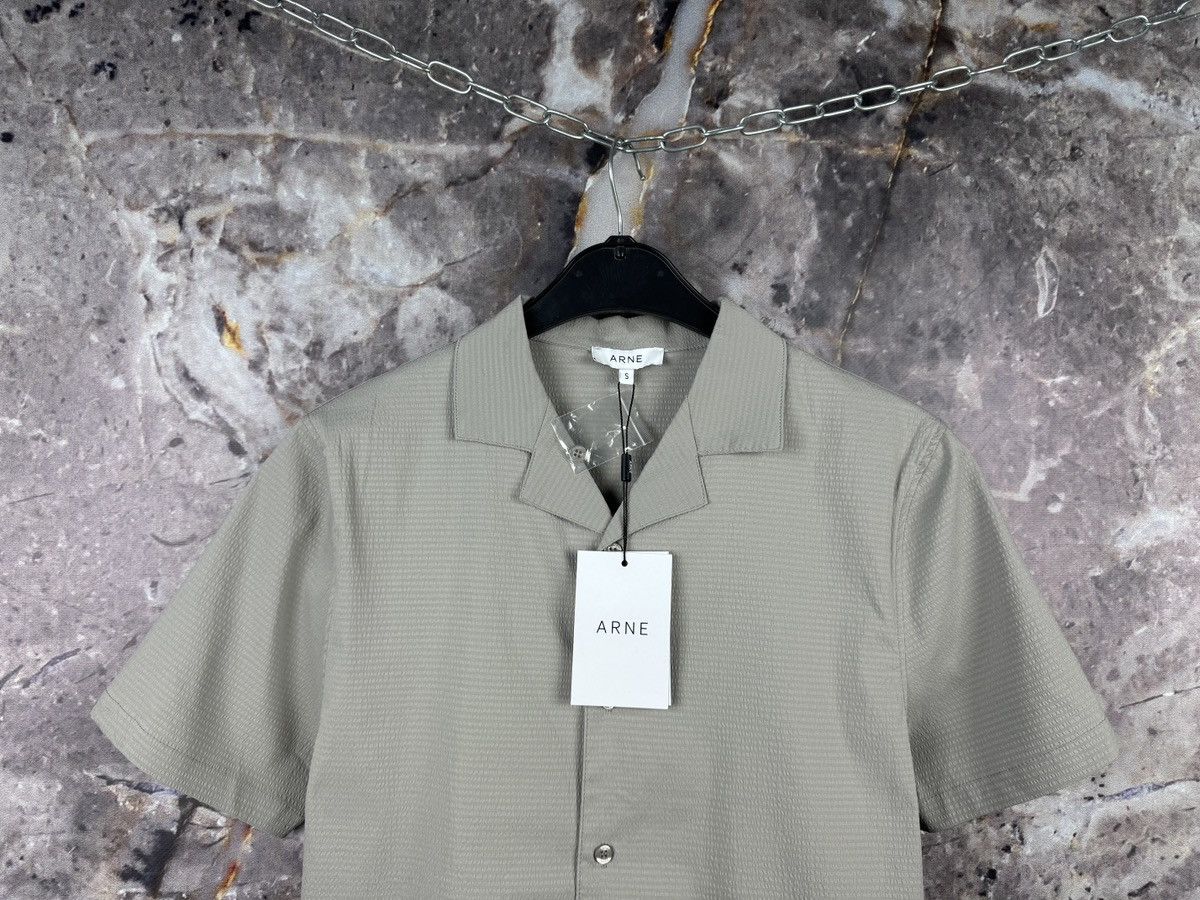 Other ARNE Men’s Textured Short Sleeve Button Shirt Beige Size US S / EU 44-46 / 1 - 2 Thumbnail