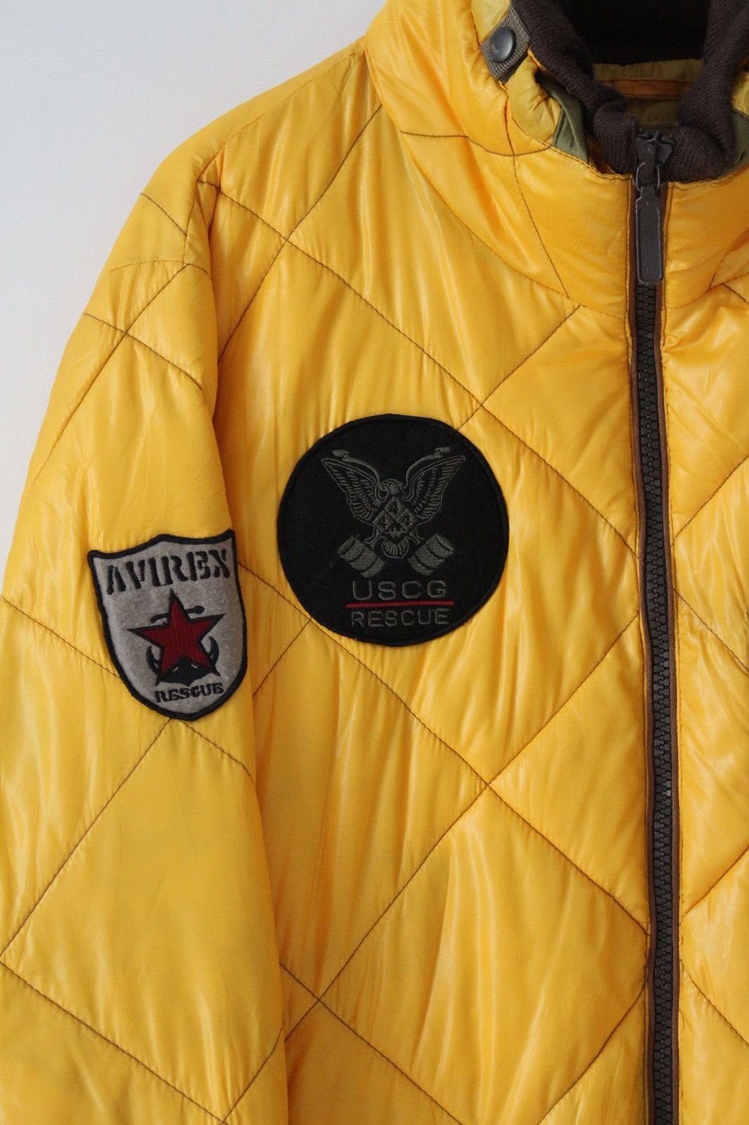 Avirex 2000S AVIREX USCG AF-75 QUILTED RESCUE JACKET – YELLOW Size US XL / EU 56 / 4 - 5 Thumbnail