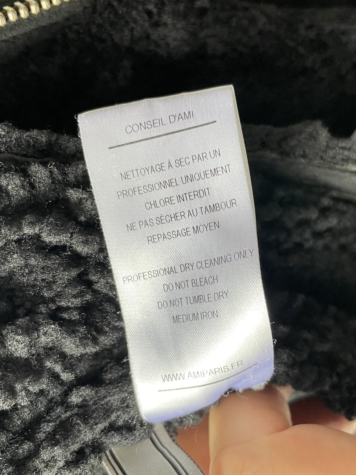 AMI AMI Alexandre Mattiusi Lamb Shearling Bomber Size US XL / EU 56 / 4 - 9 Thumbnail