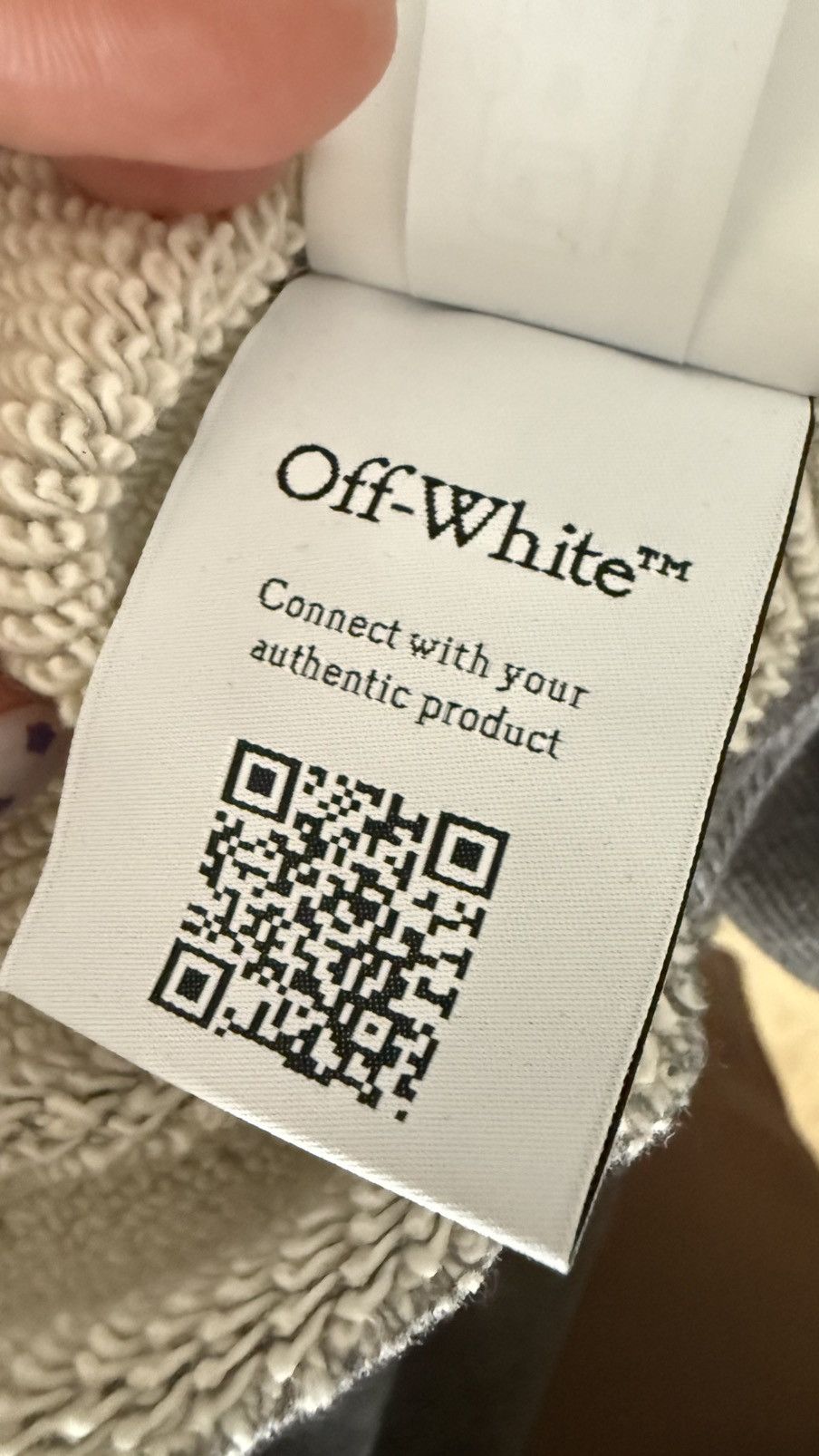 Off-White New Gray Varsity Hoodie by Off-White Size Large Size US L / EU 52-54 / 3 - 14 Thumbnail