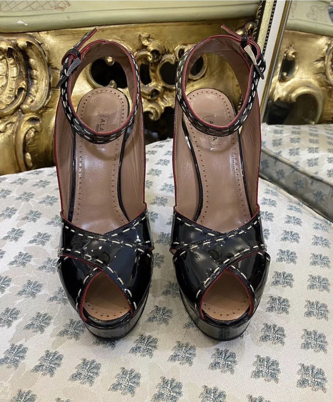 Alaia ALAIA Platform Heels Sandals sz.39 Size US 8 / IT 38 - 2 Thumbnail