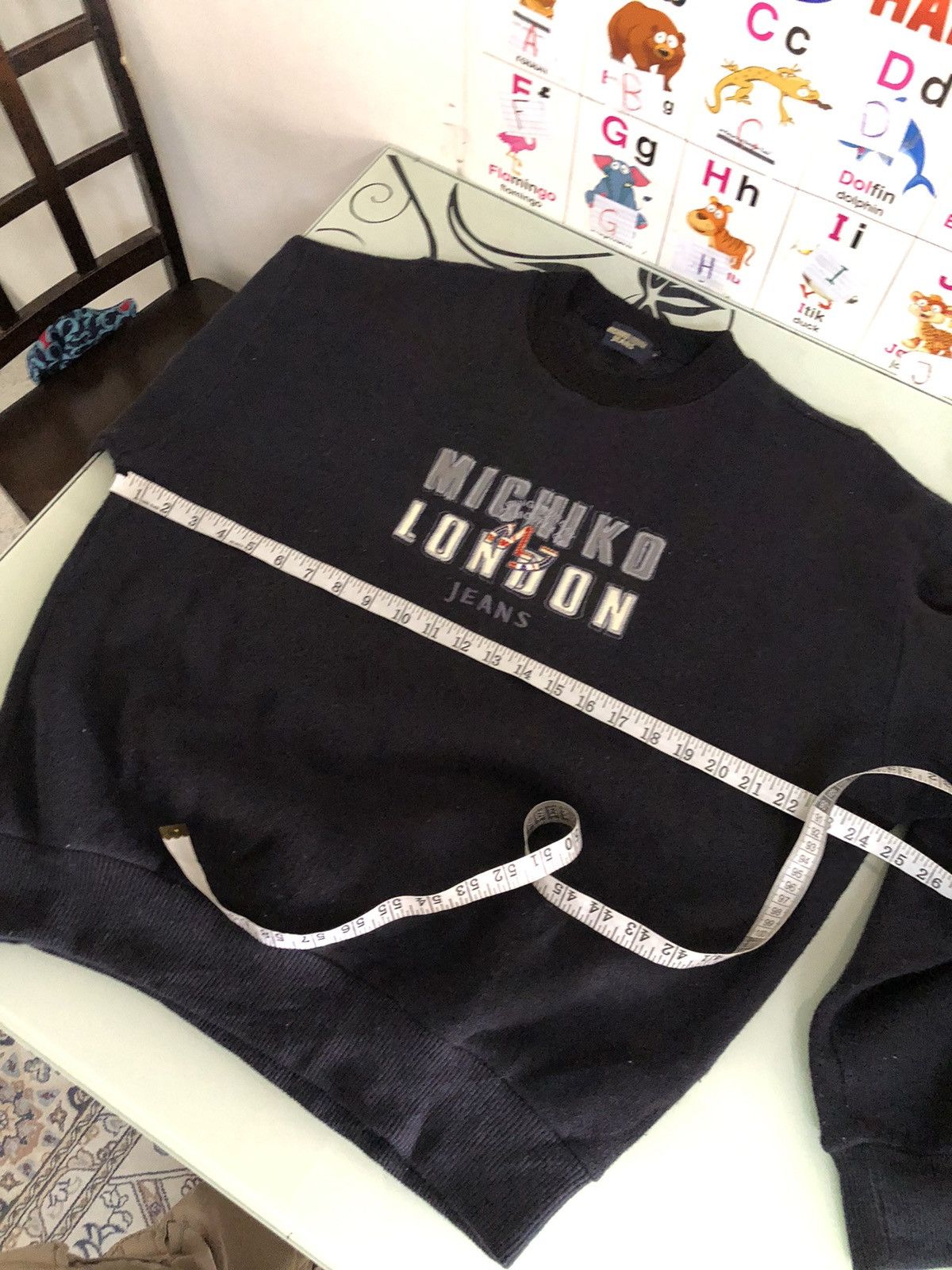Michiko Koshino London Vintage 90s Michiko London Jeans Embroidery Logo Sweatshirt Size US L / EU 52-54 / 3 - 16 Thumbnail