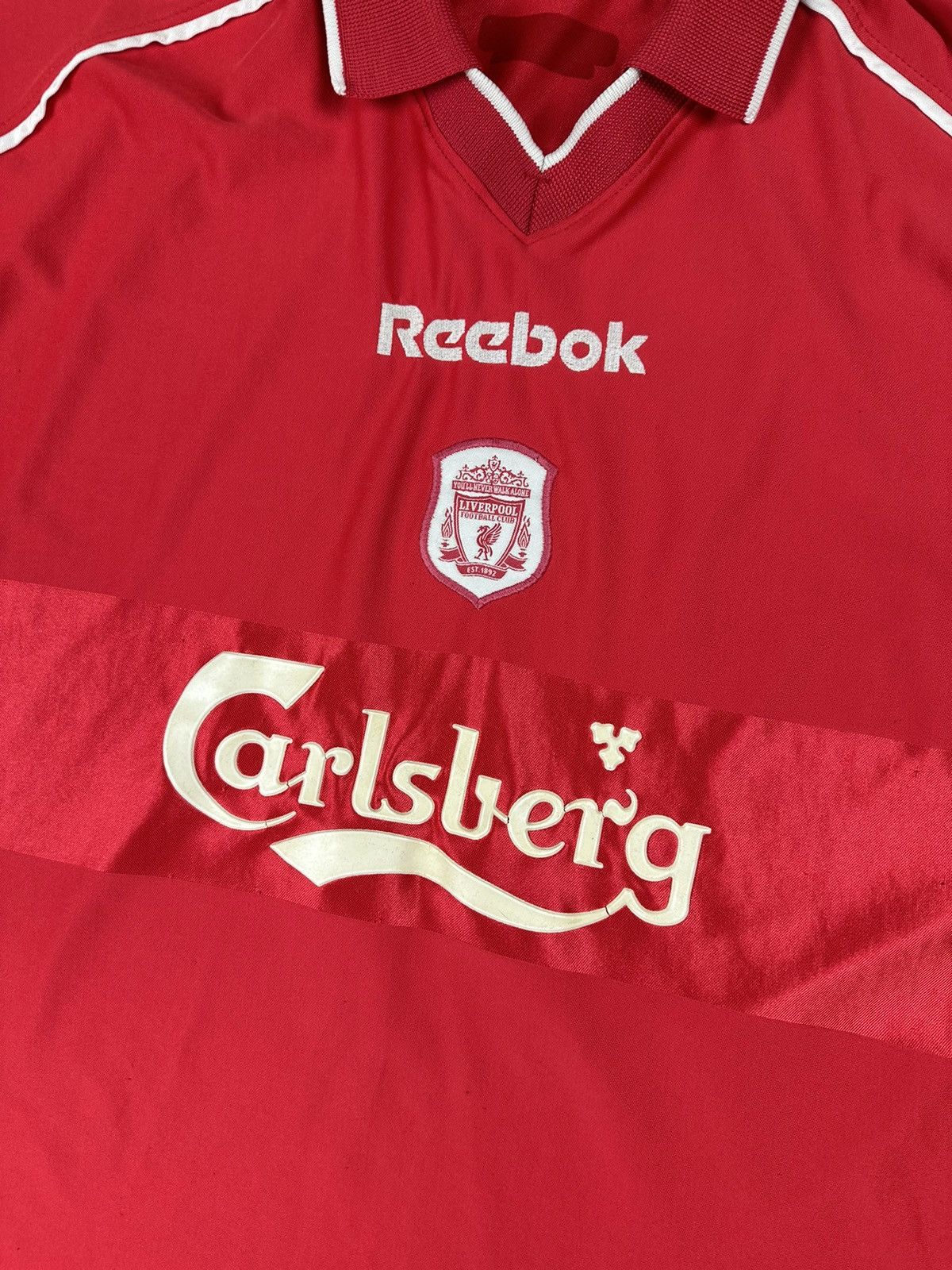 Reebok Reebok Liverpool Fc Home 2000/02 Home Soccer Football Jersey Size US L / EU 52-54 / 3 - 2 Thumbnail