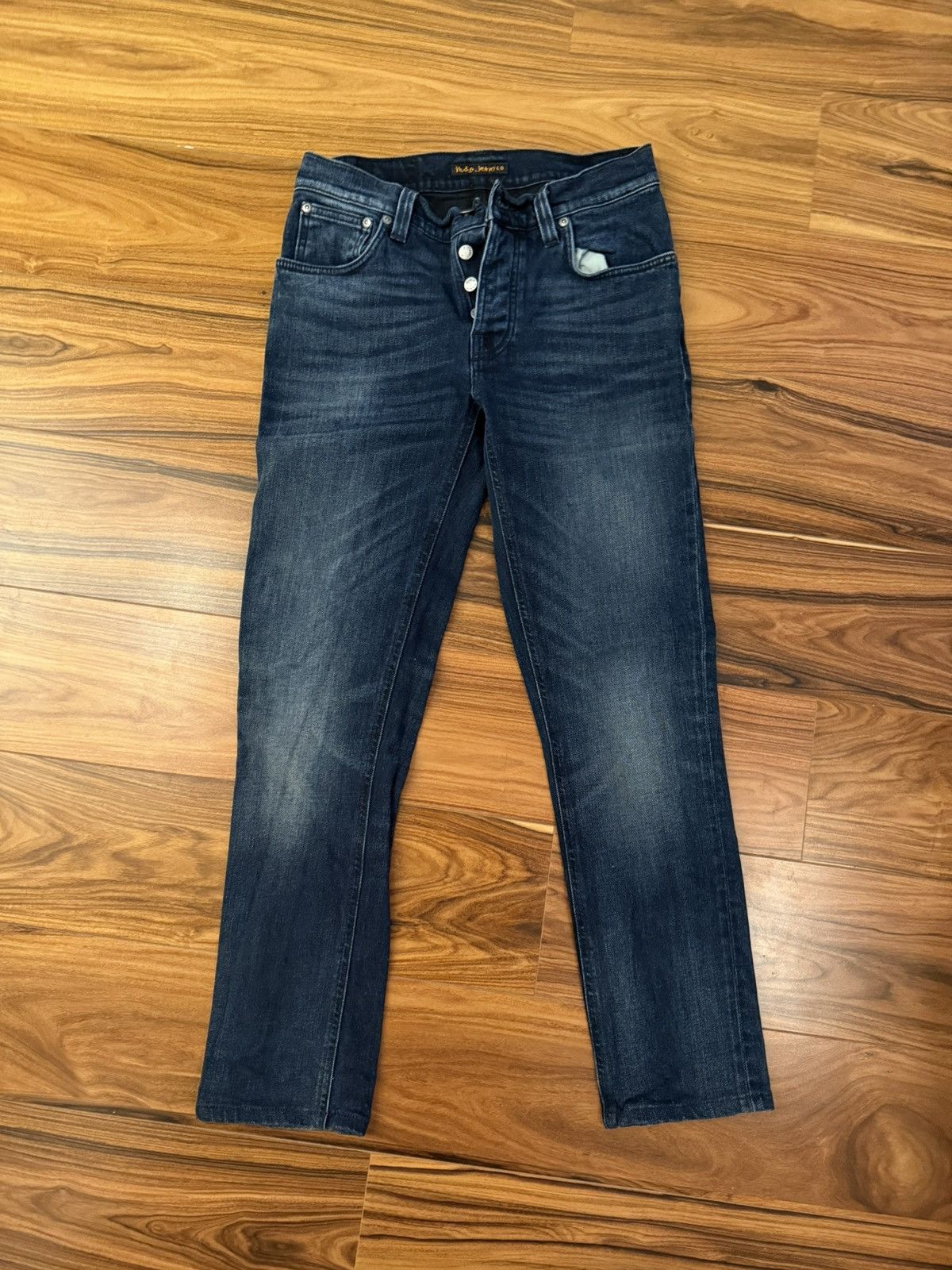 Nudie Jeans Nudie jeans dark wash 30x29 like new Size US 29 - 1 Thumbnail
