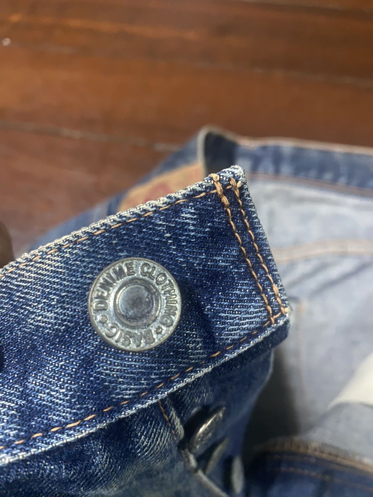 Denime Vintage DENIME JAPAN Distress Mud wash Selvedge Jeans Size US 34 / EU 50 - 17 Thumbnail
