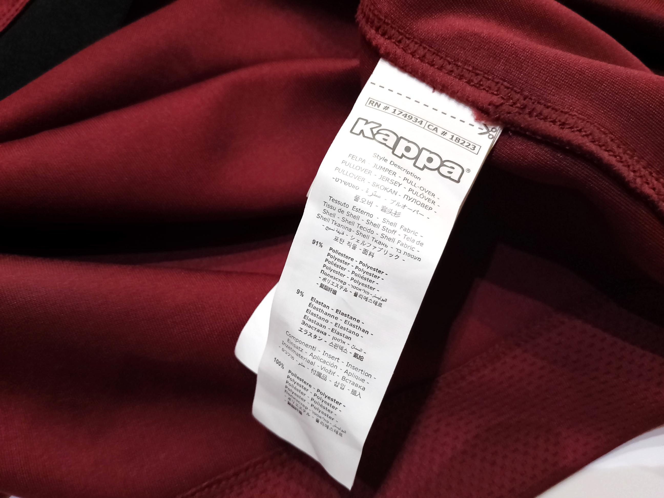 Kappa Kappa Aston Villa FC Training Pullover 2019/20, size XXL Size US XXL / EU 58 / 5 - 9 Thumbnail