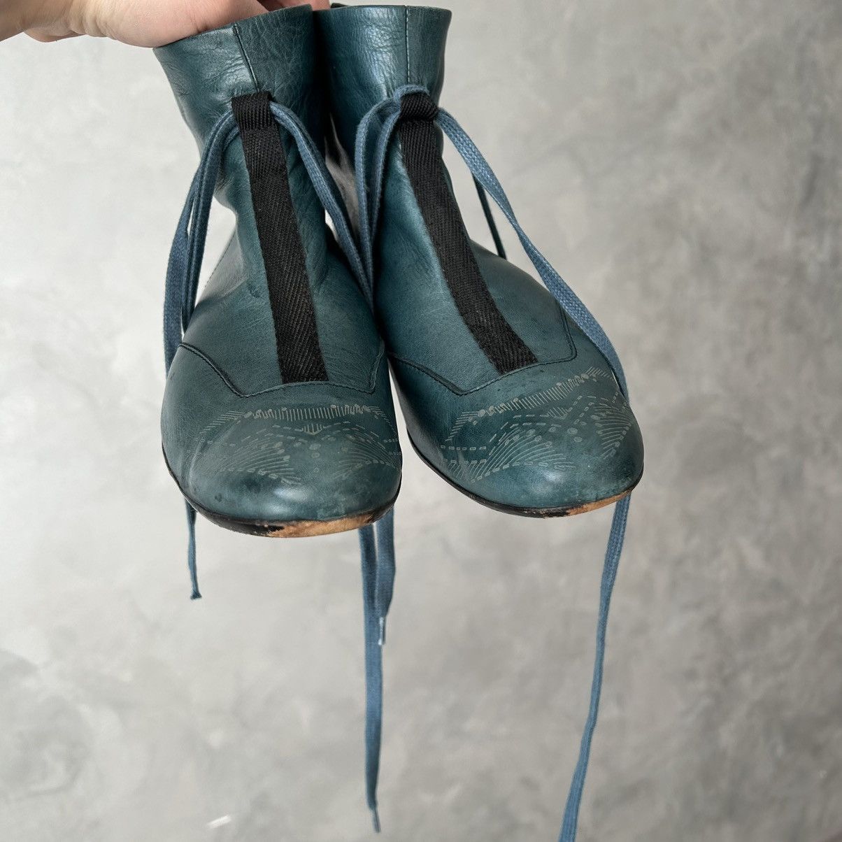 Marithe + Francois Girbaud Rare Marithé + François Girbaud Leather Ankle Boots Size US 7 / EU 40 - 16 Thumbnail