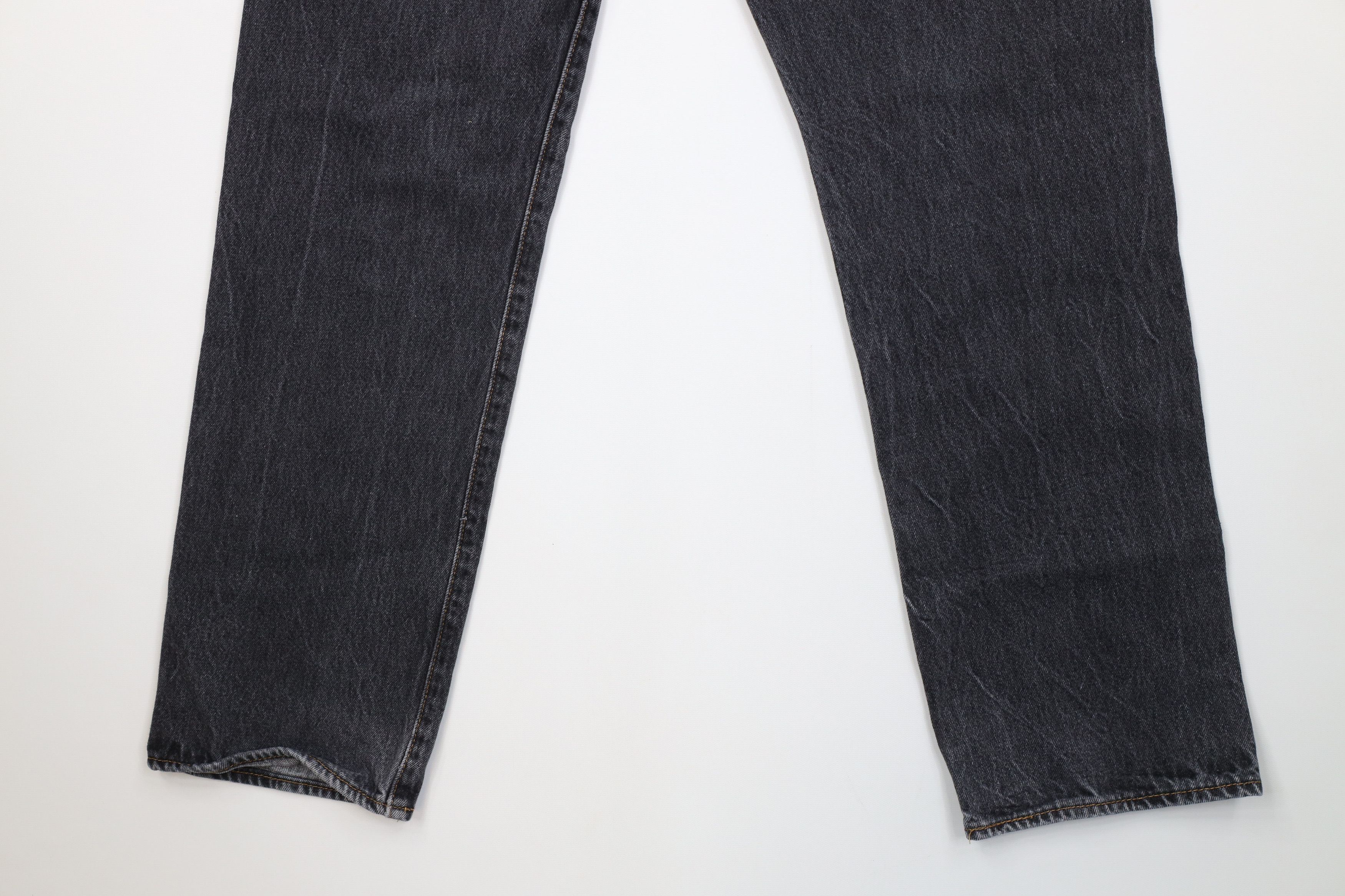 Levi's Vintage Y2K Levis 505xx Fly Regular Straight Leg Jeans Black Size US 34 / EU 50 - 13 Thumbnail