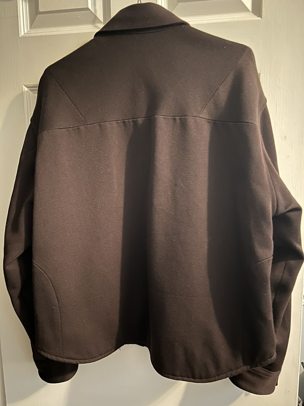Vuja De Nolan Misdirected Affix Jacket in Deep Brown - decovitrail 