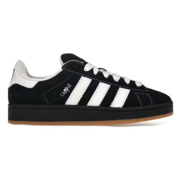 image of Adidas X Korn Campus 00S Shoes in Core Black/Footwear White/Rich Purple, Men's (Size 9.5)