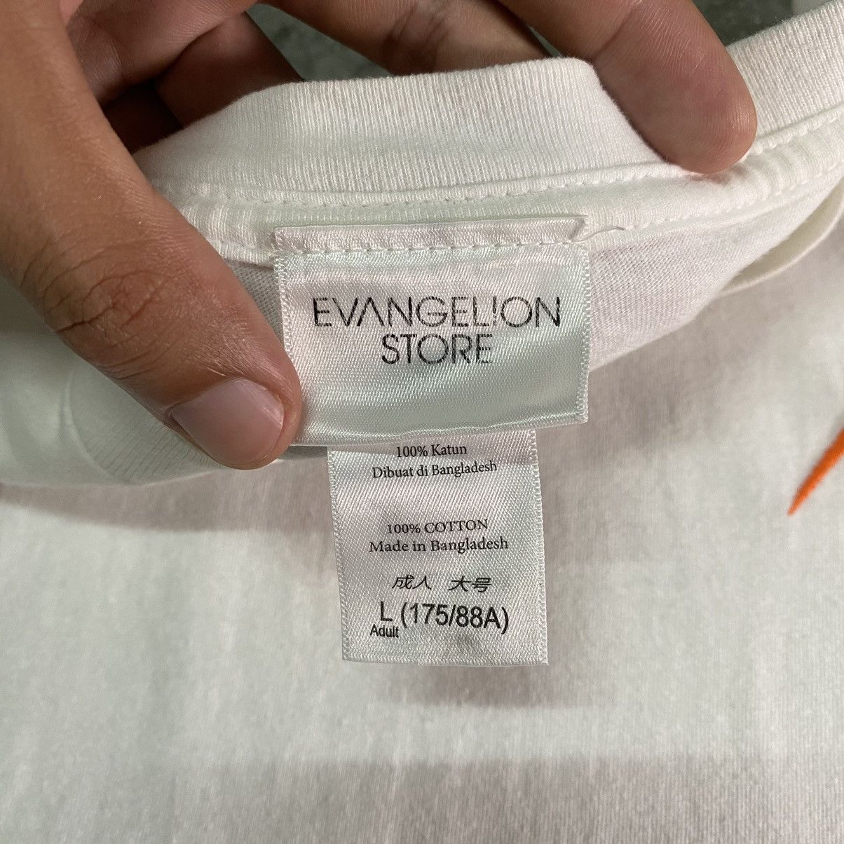 Anime × Cartoon Network Evangelion 7th Angel Evangelion Store Anime T Shirt Size US L / EU 52-54 / 3 - 4 Thumbnail