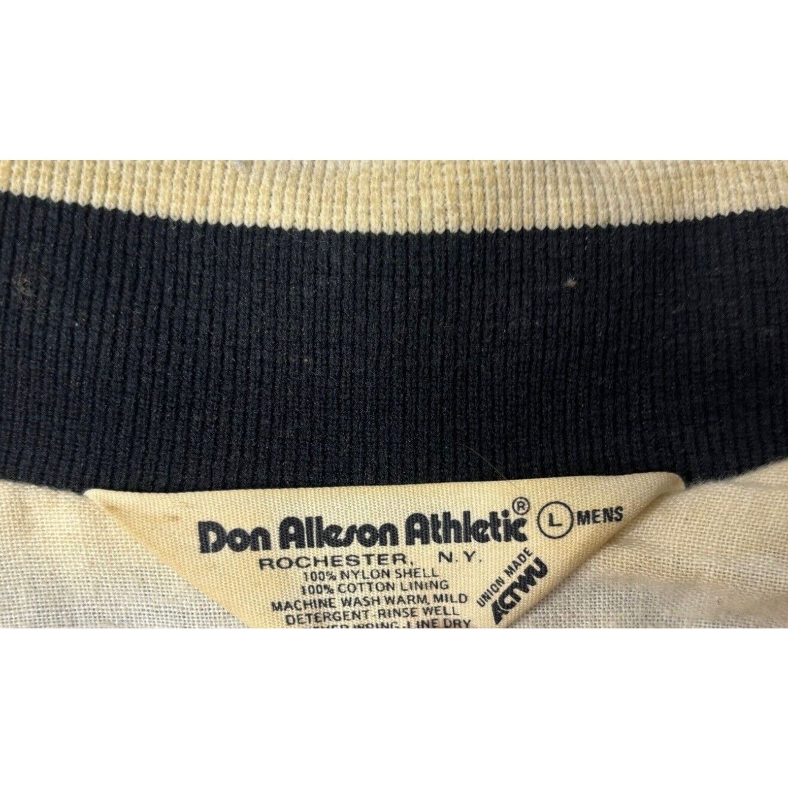 & Other Stories Don Alleson Athletic Jacket Vintage Large Beatles Size ONE SIZE - 10 Thumbnail