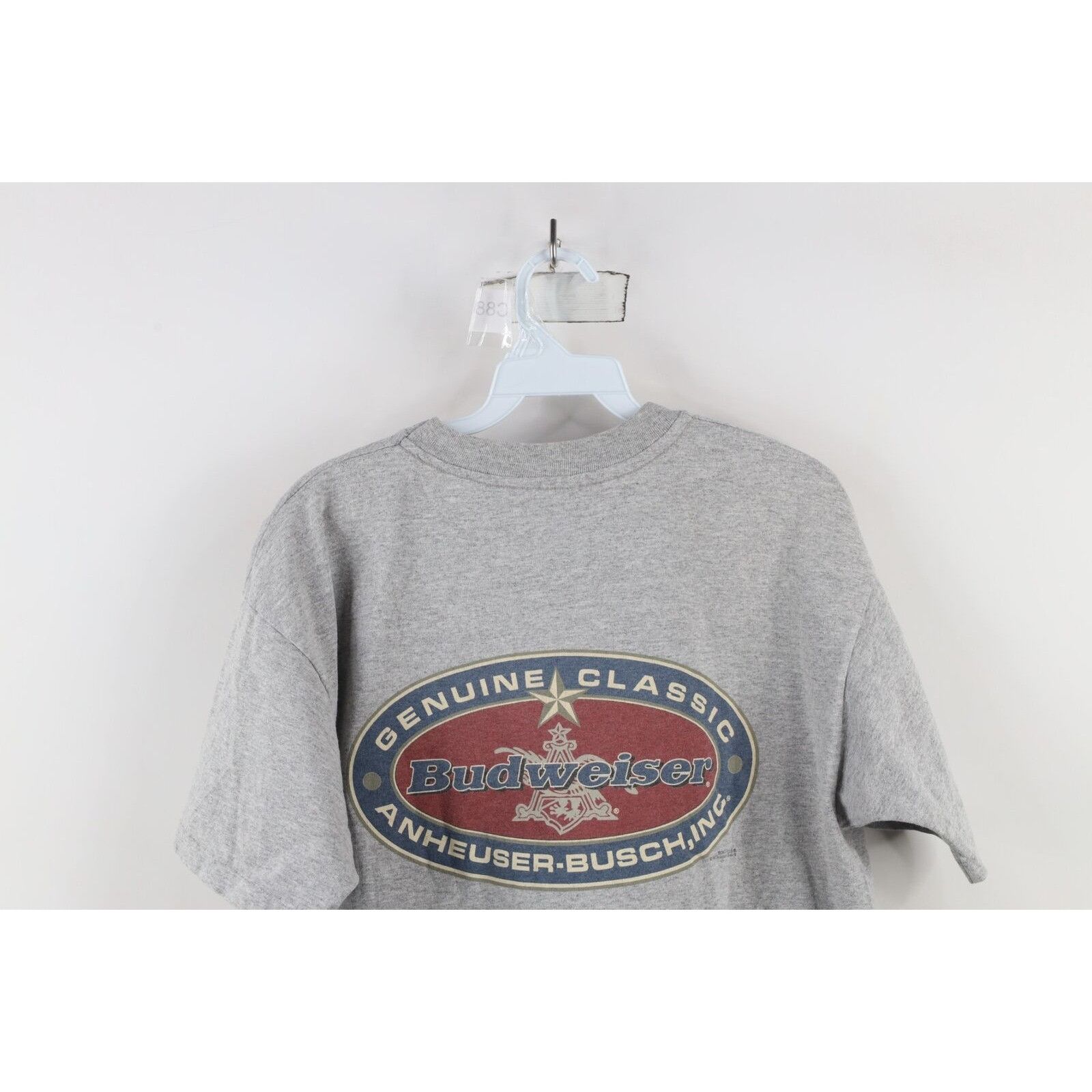 Budweiser × Vintage Vintage 90s Spell Out Anheuser Busch Budweiser Beer T-Shirt Size US L / EU 52-54 / 3 - 10 Thumbnail