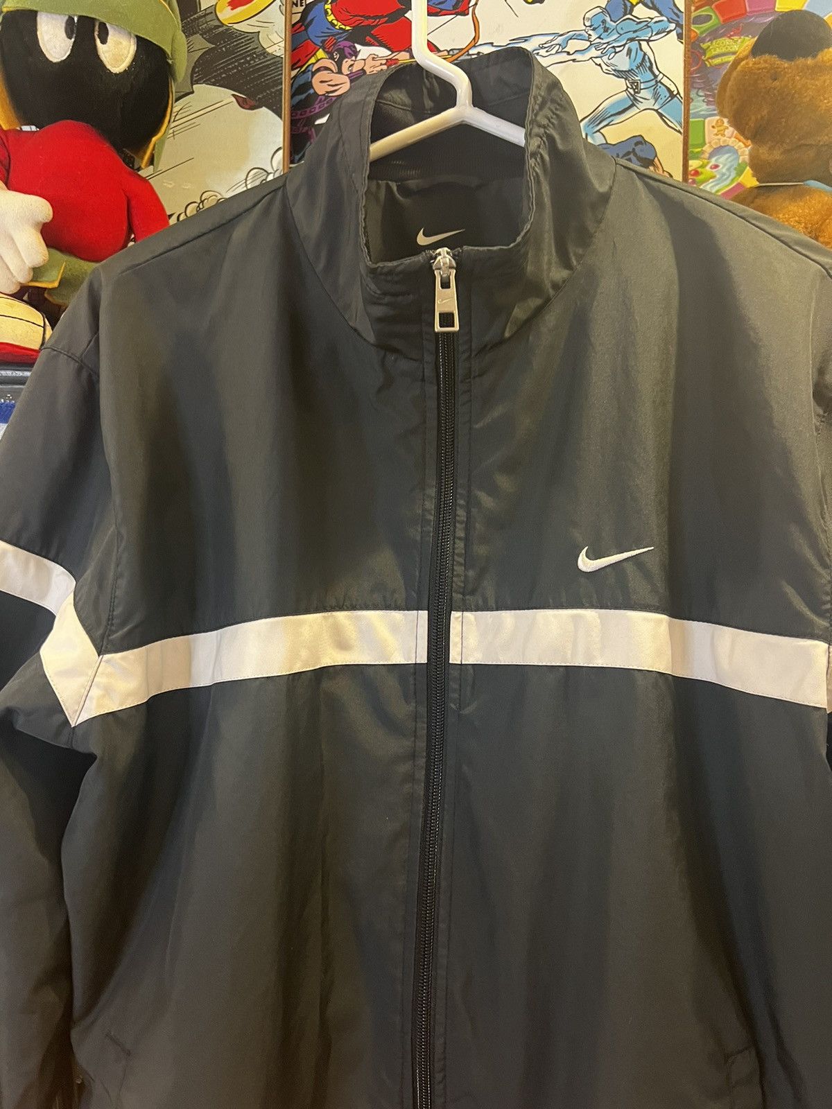 Nike NIKE Track Jacket Embroidered Check Size US M / EU 48-50 / 2 - 2 Thumbnail