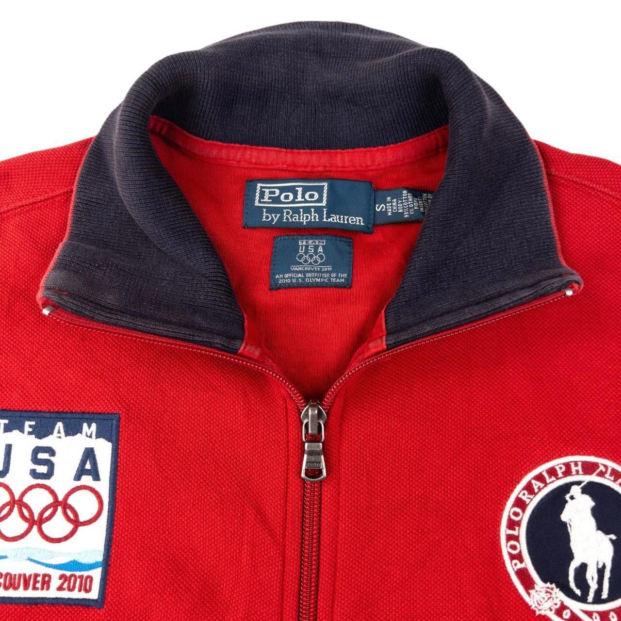 Vintage Polo Ralph Lauren USA 2010 Zip Up Sweatshirt Size S