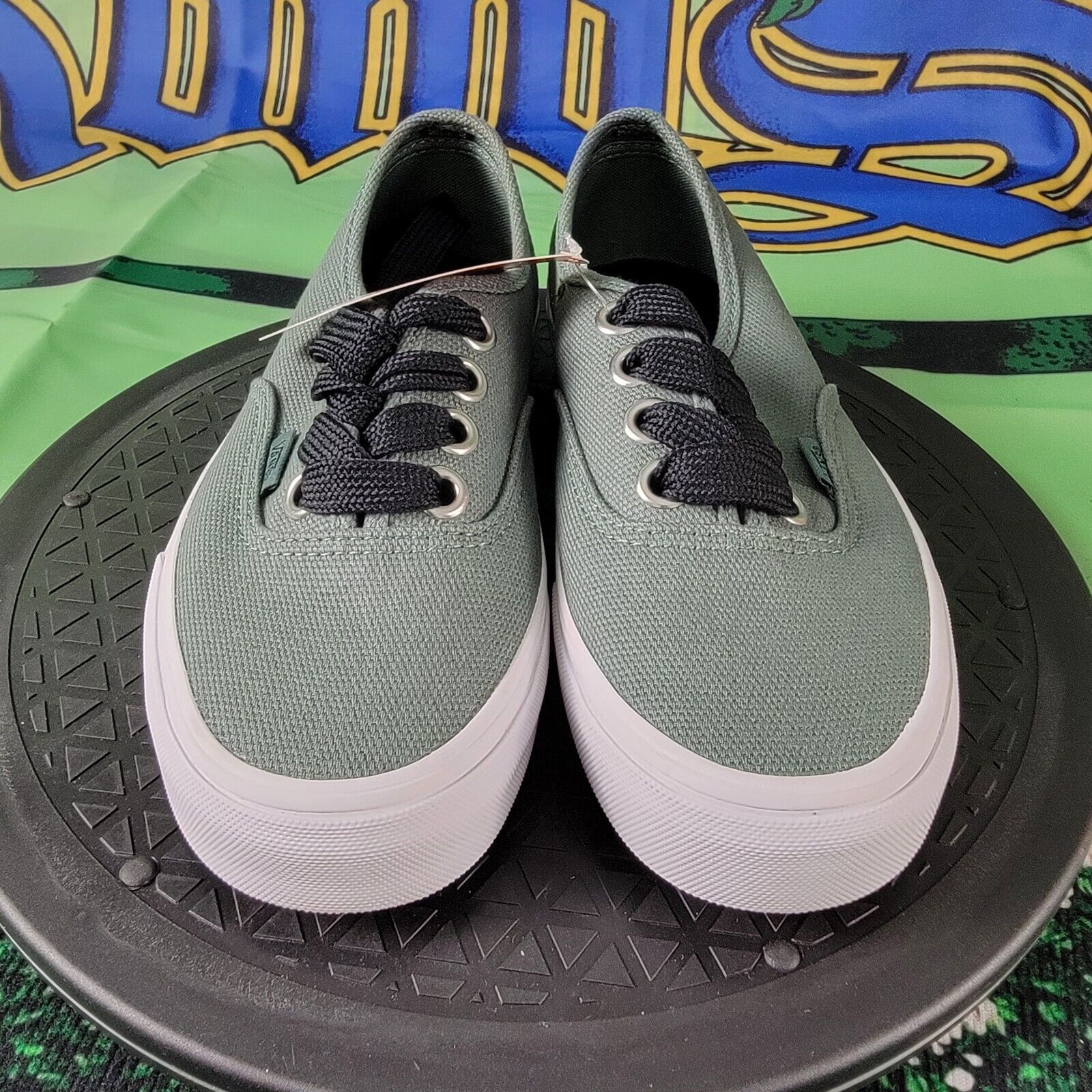 Vans VANS Authentic Oversized Lace Skate Shoes Silver Sz 5M 6.5W Size US 6.5 / IT 36.5 - 4 Thumbnail
