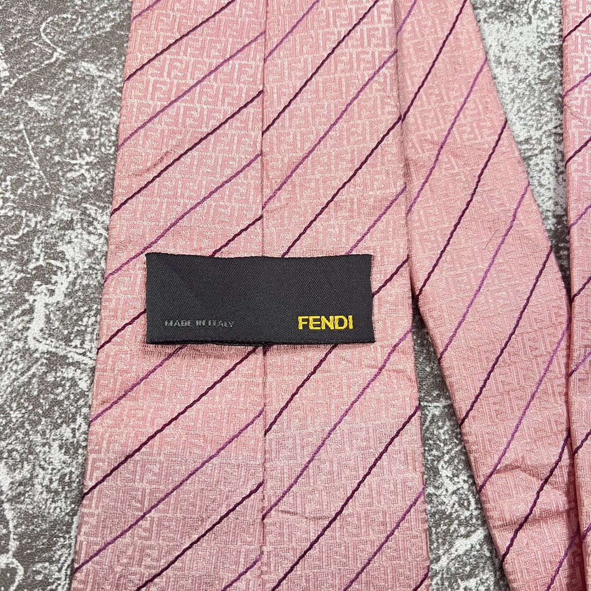 Fendi ▪️LOT OF 3 FENDI TIE FF MONOGRAM DESIGN LUXURY MEN NECKTIE Size ONE SIZE - 11 Thumbnail