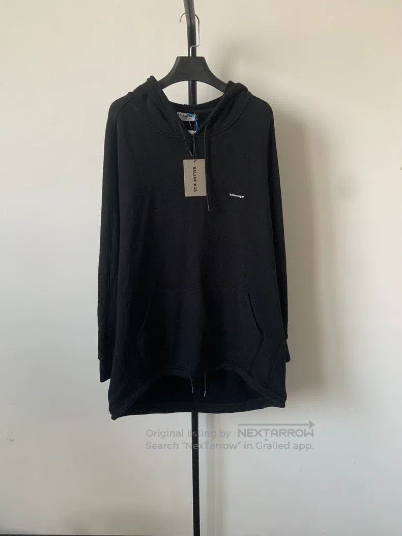 Balenciaga Balenciaga Small Letter Hooded Loose Fit Sweatshirt - Wome Size US S / EU 44-46 / 1 - 1 Thumbnail