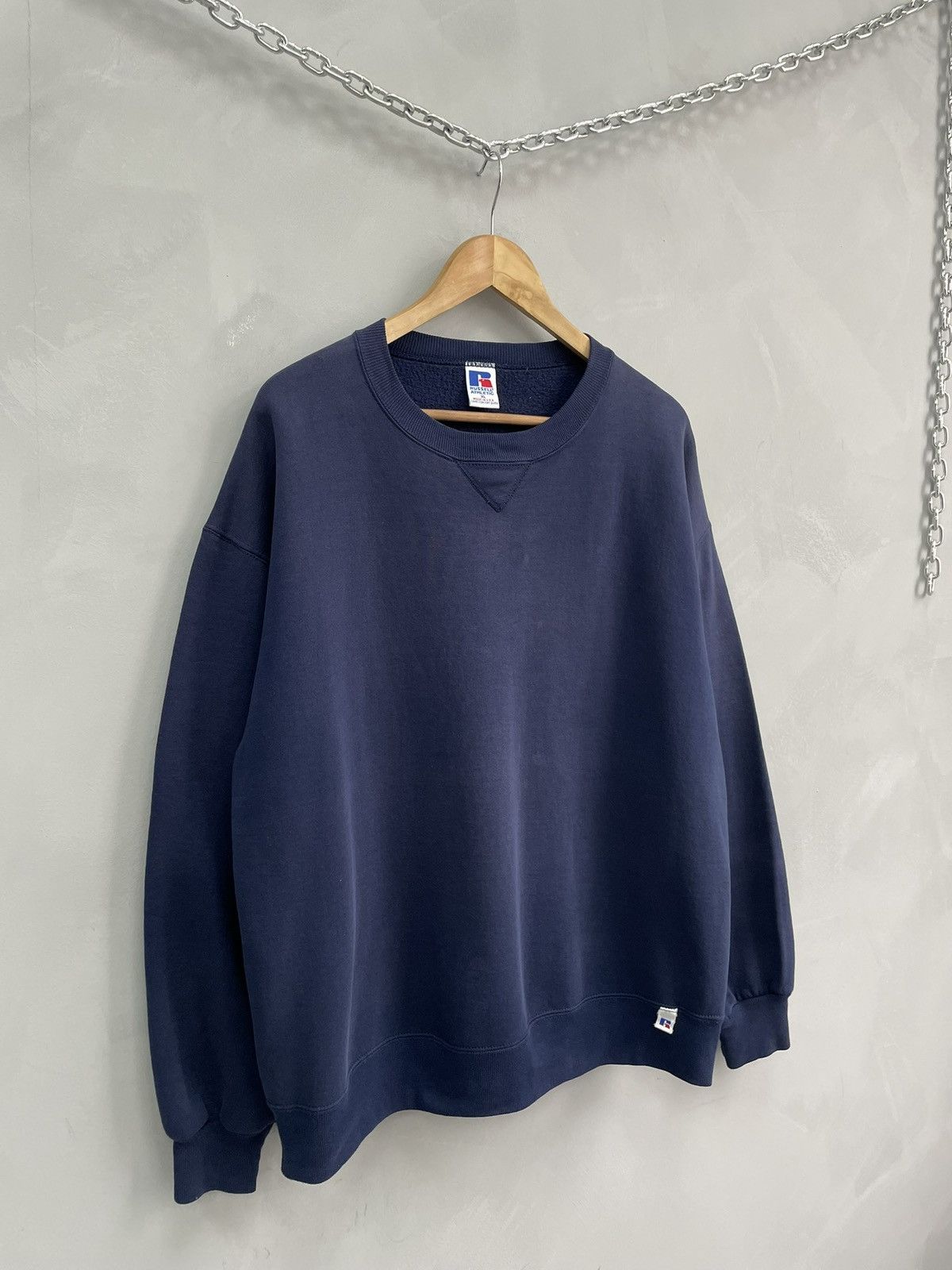 Russell Athletic Russel athletic blank sun faded hoodie sweatshirt Size US XL / EU 56 / 4 - 3 Thumbnail