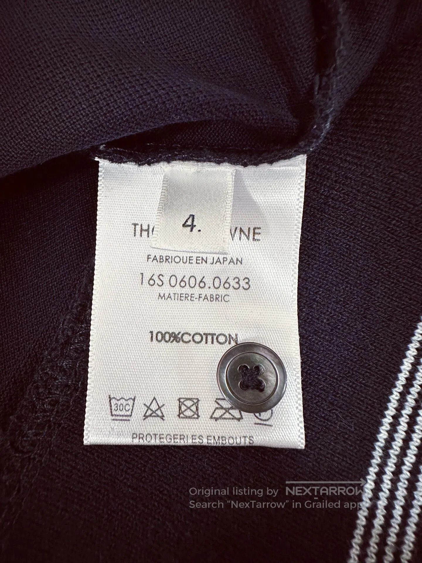 Thom Browne THOM BROWNE Long-Sleeve T-Shirt. Size US XL / EU 56 / 4 - 7 Thumbnail