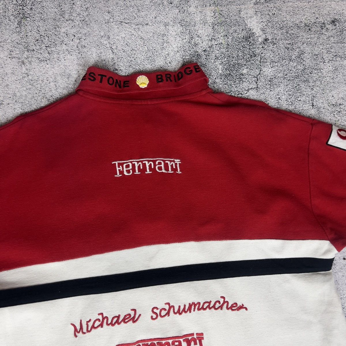 Ferrari Ferrari Polo Men's Size S Cotton Short Sleeve Racing Y2K 90s Size US S / EU 44-46 / 1 - 17 Thumbnail