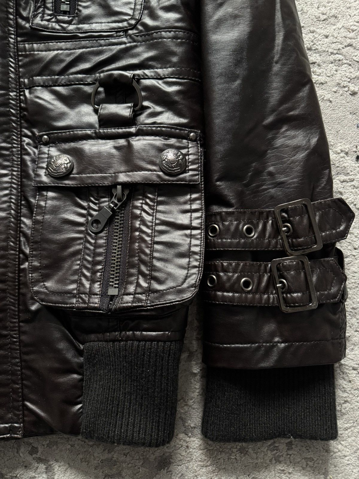 In The Attic In The Attic tactical bondage leather jacket Size US L / EU 52-54 / 3 - 6 Thumbnail
