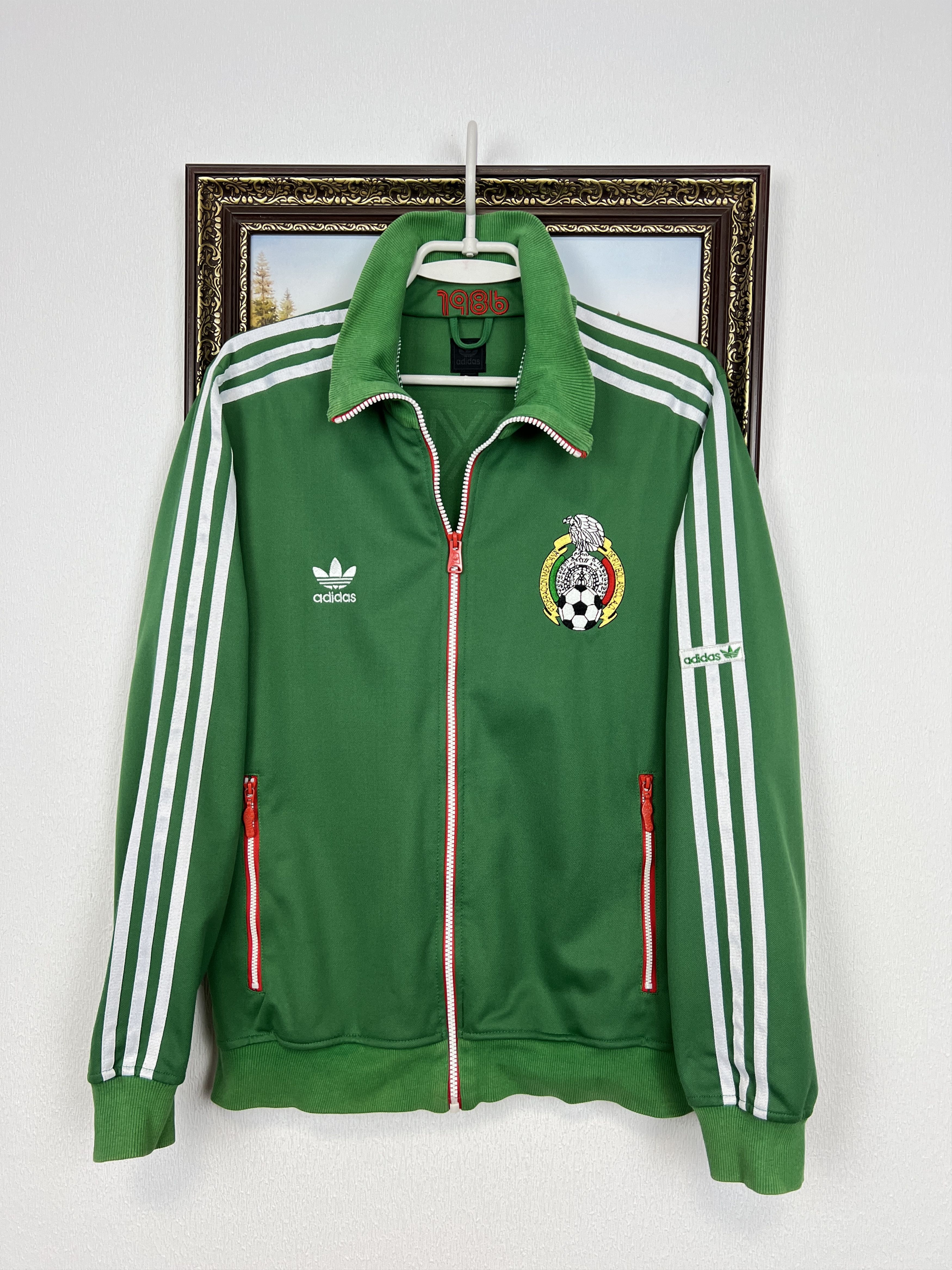 Adidas Vintage Adidas Originals Mexico World Cup Football Jacket Size US M / EU 48-50 / 2 - 1 Thumbnail