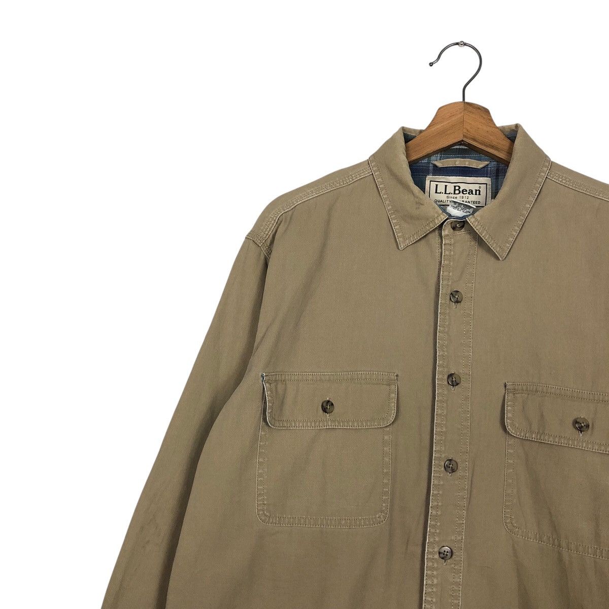 Japanese Brand 📌Vintage Chore Work Shirt Jacket L.L.Bean Blanket Tartan Size US M / EU 48-50 / 2 - 8 Thumbnail