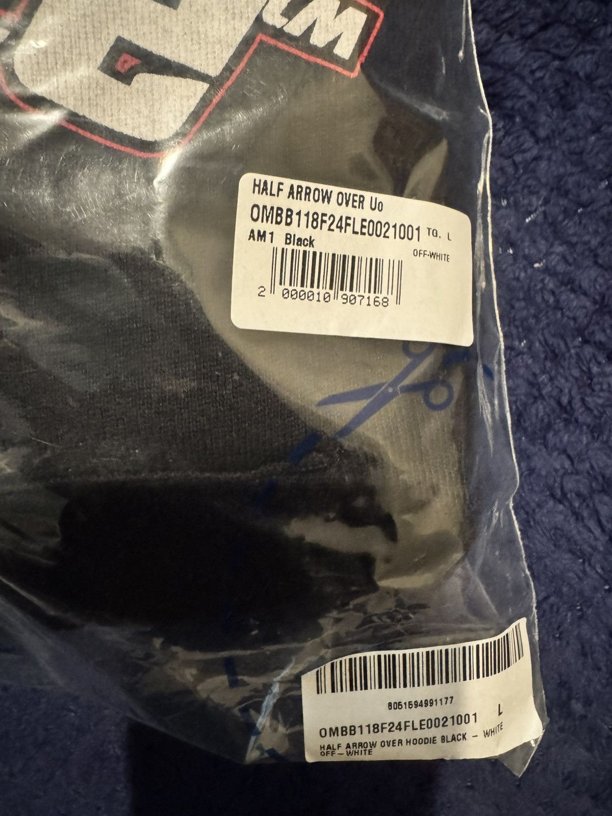 Off-White Off-White Half-Arrow-Over-Hoodie. Large Size Size US L / EU 52-54 / 3 - 10 Thumbnail