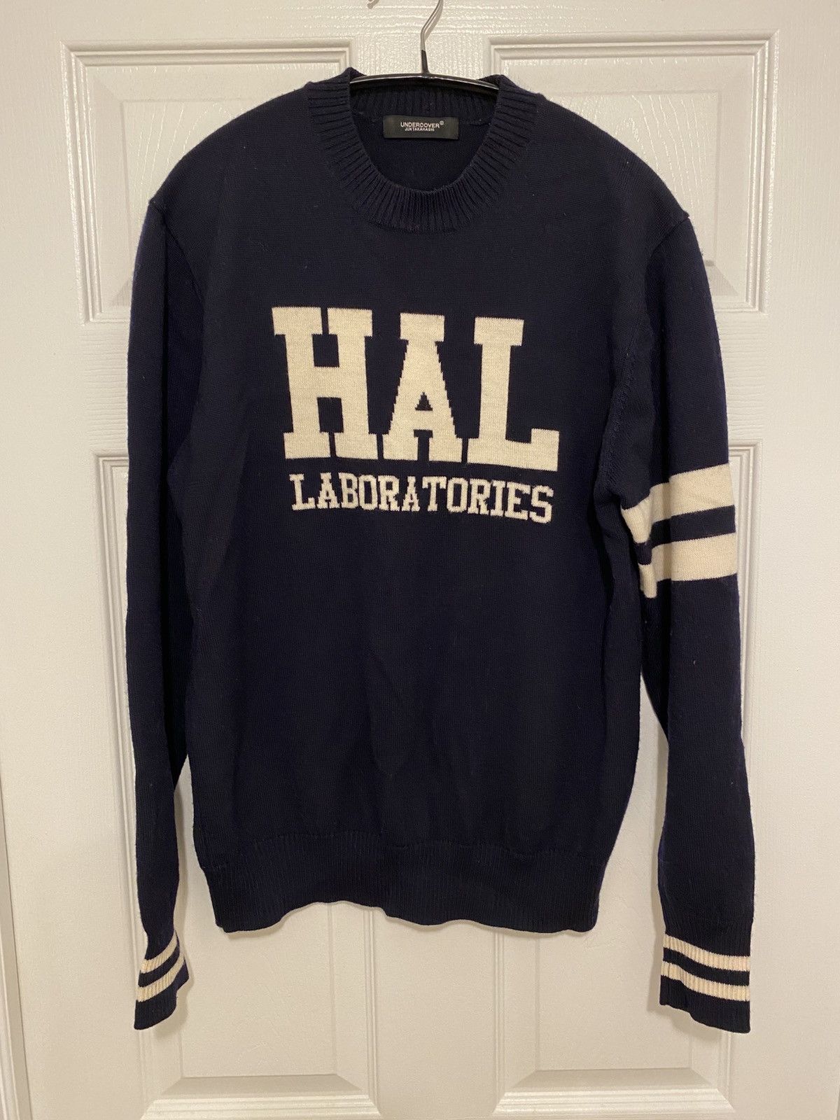 Undercover 18aw kubrick hal laboratories rugby wool sweater Size US M / EU 48-50 / 2 - 1 Thumbnail