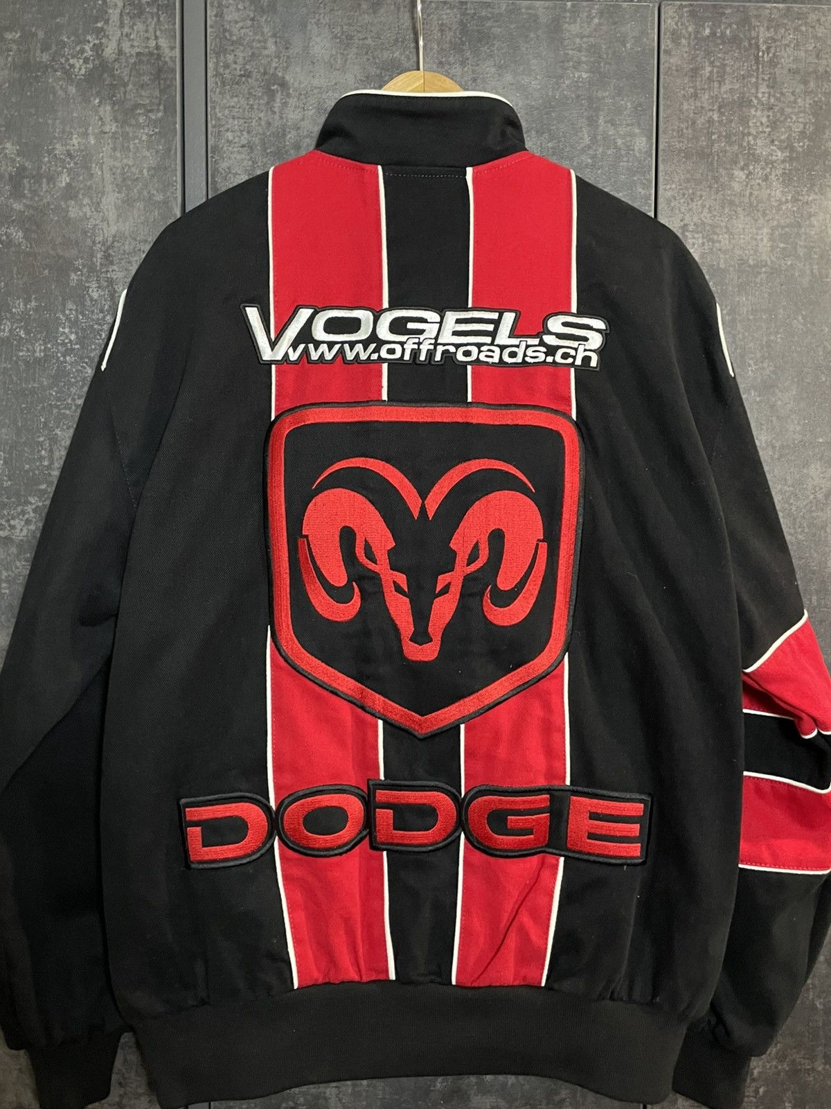Vintage Vintage Dodge Racing Bomber Jacket Y3 MM6 424 Kith Jh Design Size US L / EU 52-54 / 3 - 14 Thumbnail
