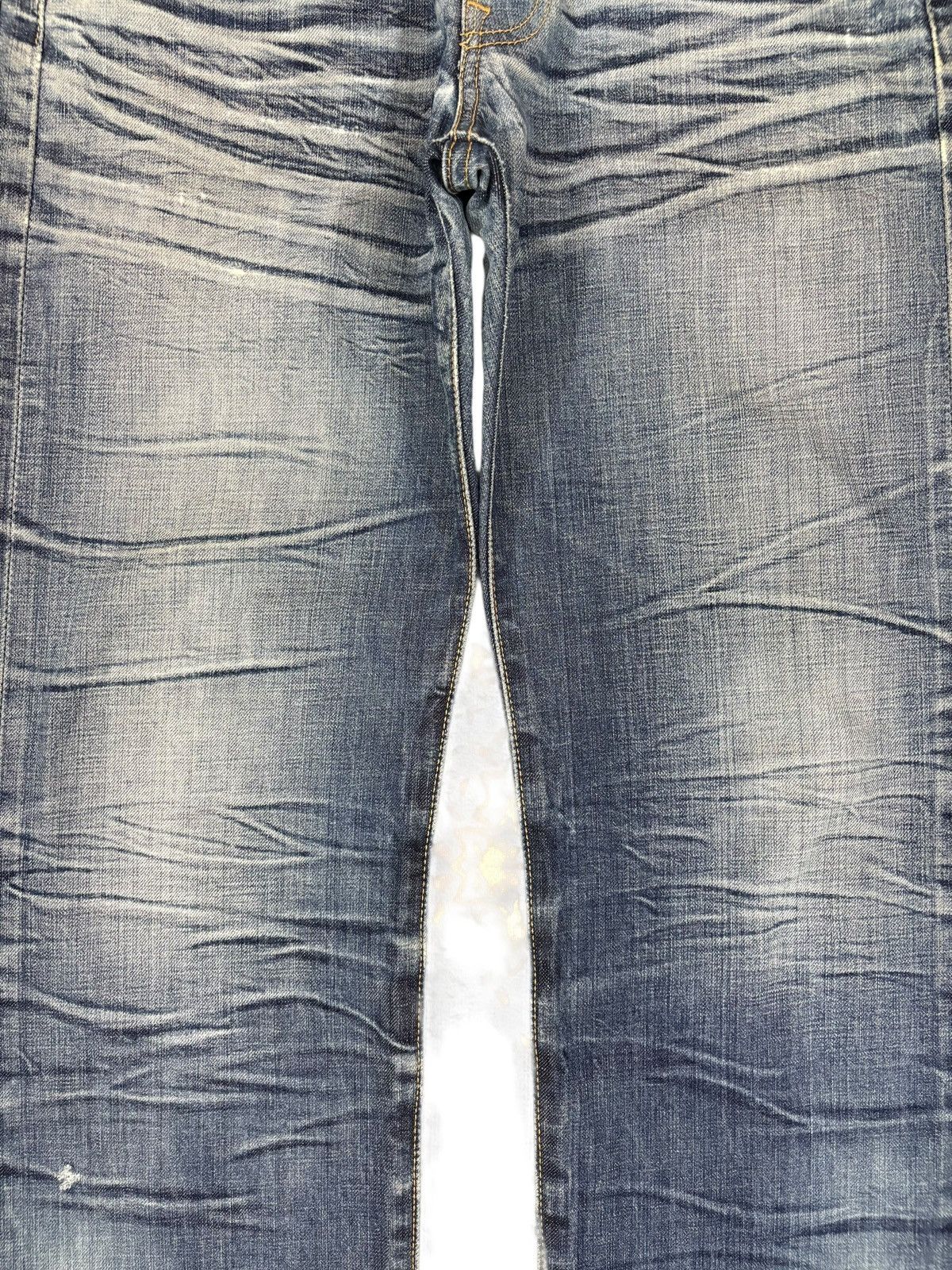 Levi's Vintage 90s Levis 501 Whisker Honeycomb Distress Loose Jeans Size US 28 / EU 44 - 4 Thumbnail