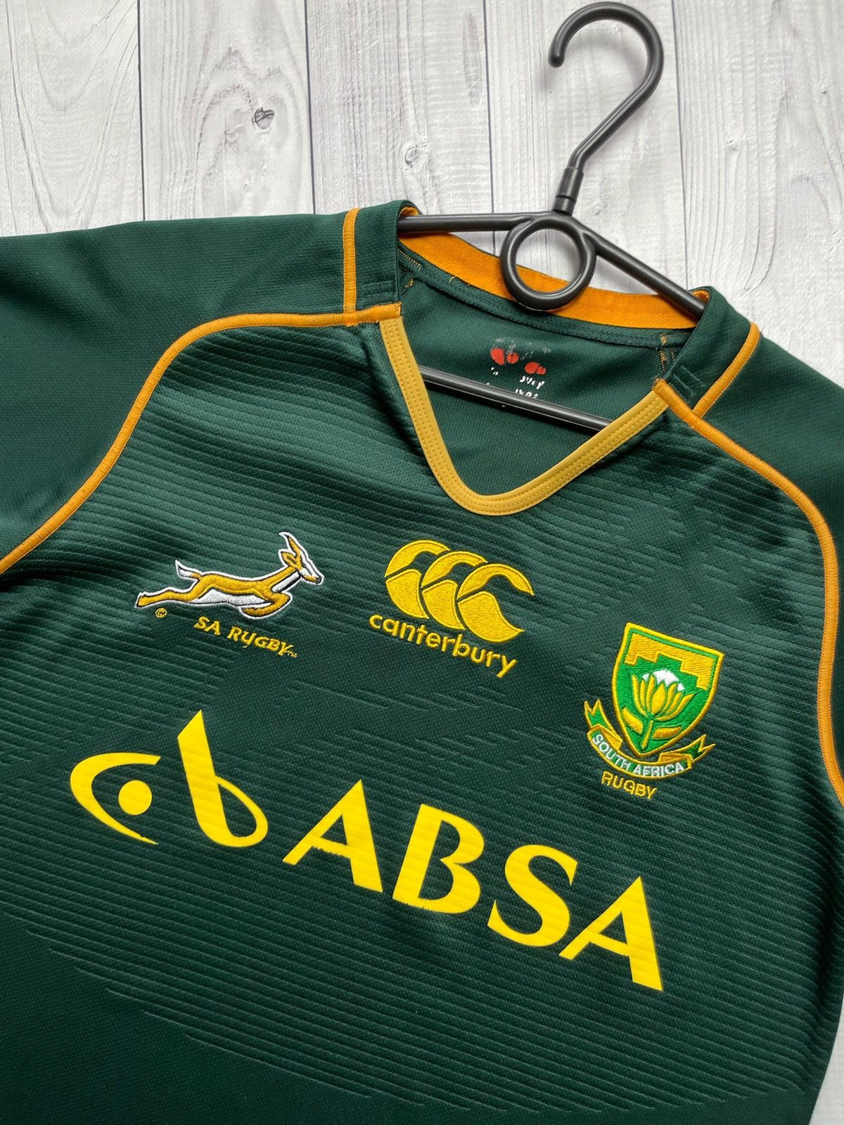 Vintage Vintage rugby jersey South Africa Canterbury size S green Size US S / EU 44-46 / 1 - 2 Thumbnail